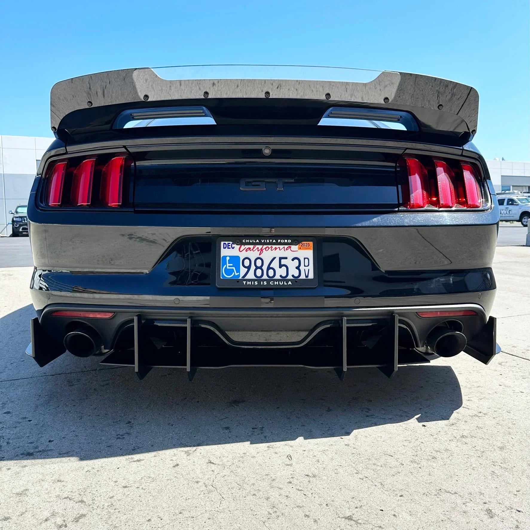 2015–2017 Mustang GT & EcoBoost Stealth Rear Diffuser – Dual Exhaust Aero Diffuser