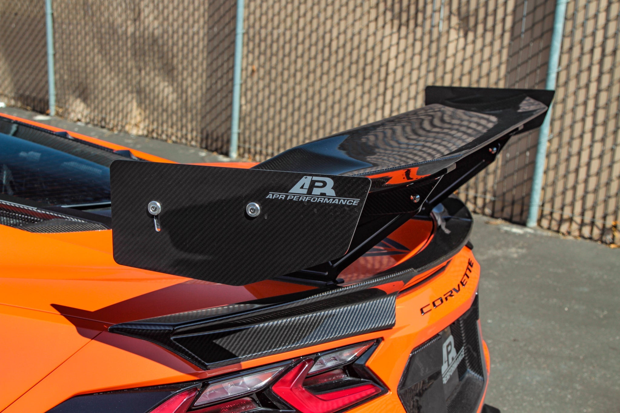 APR Performance GTC-500 Carbon Fiber Adjustable Rear Wing for Chevrolet Corvette C8 Convertible