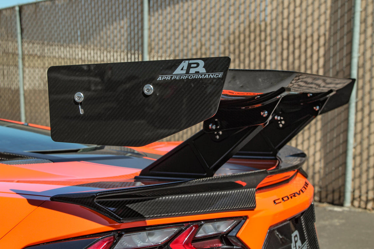 APR Performance GTC-500 Carbon Fiber Adjustable Rear Wing for Chevrolet Corvette C8