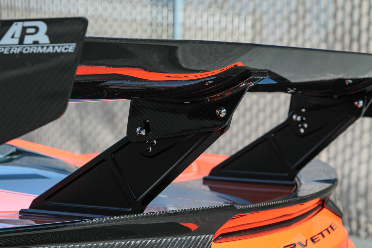 APR Performance GTC-500 Carbon Fiber Adjustable Rear Wing for Chevrolet Corvette C8