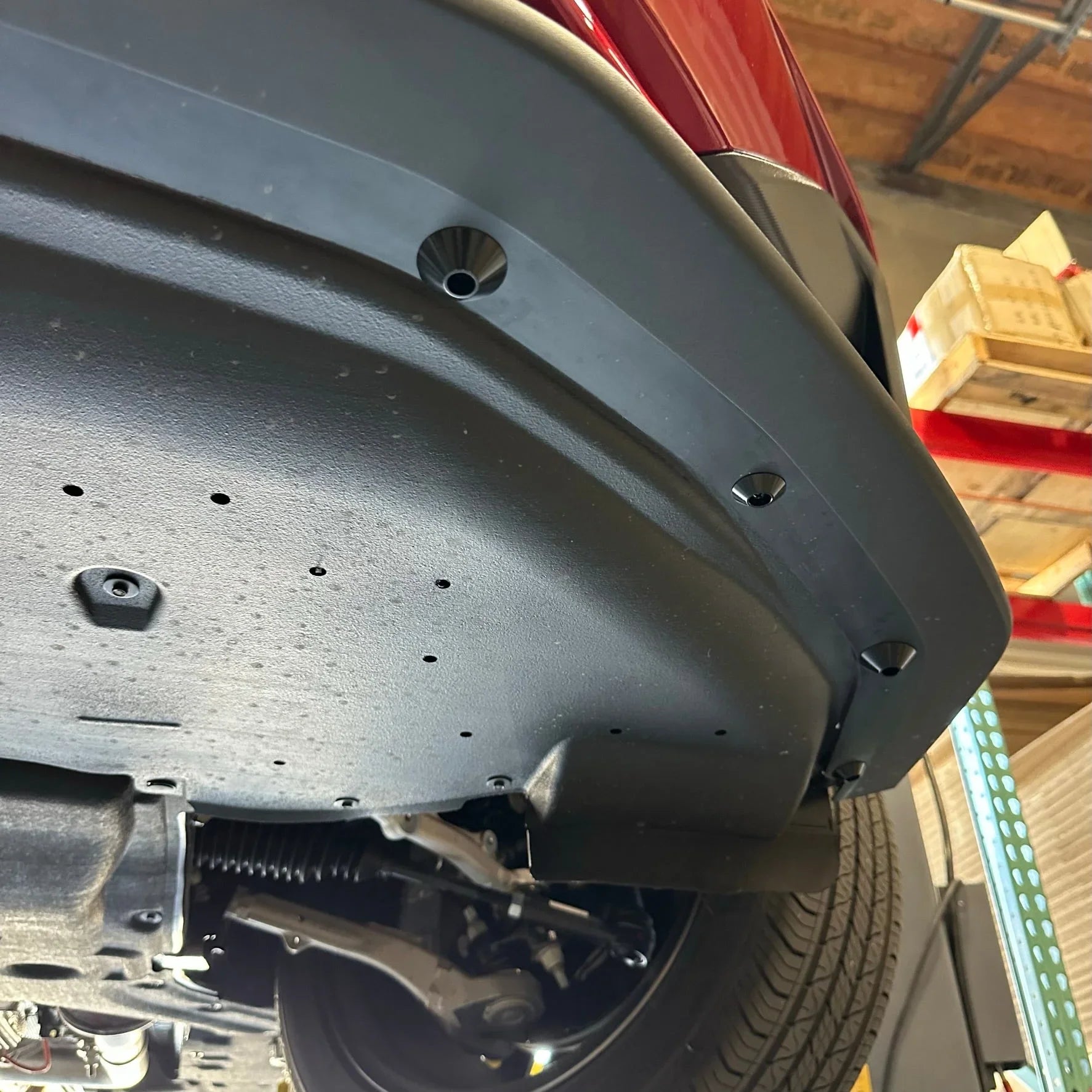 2024+ Mustang S650 GT & EcoBoost Splitter Guards – Front Lip Scrape Protection Kit (14pc)