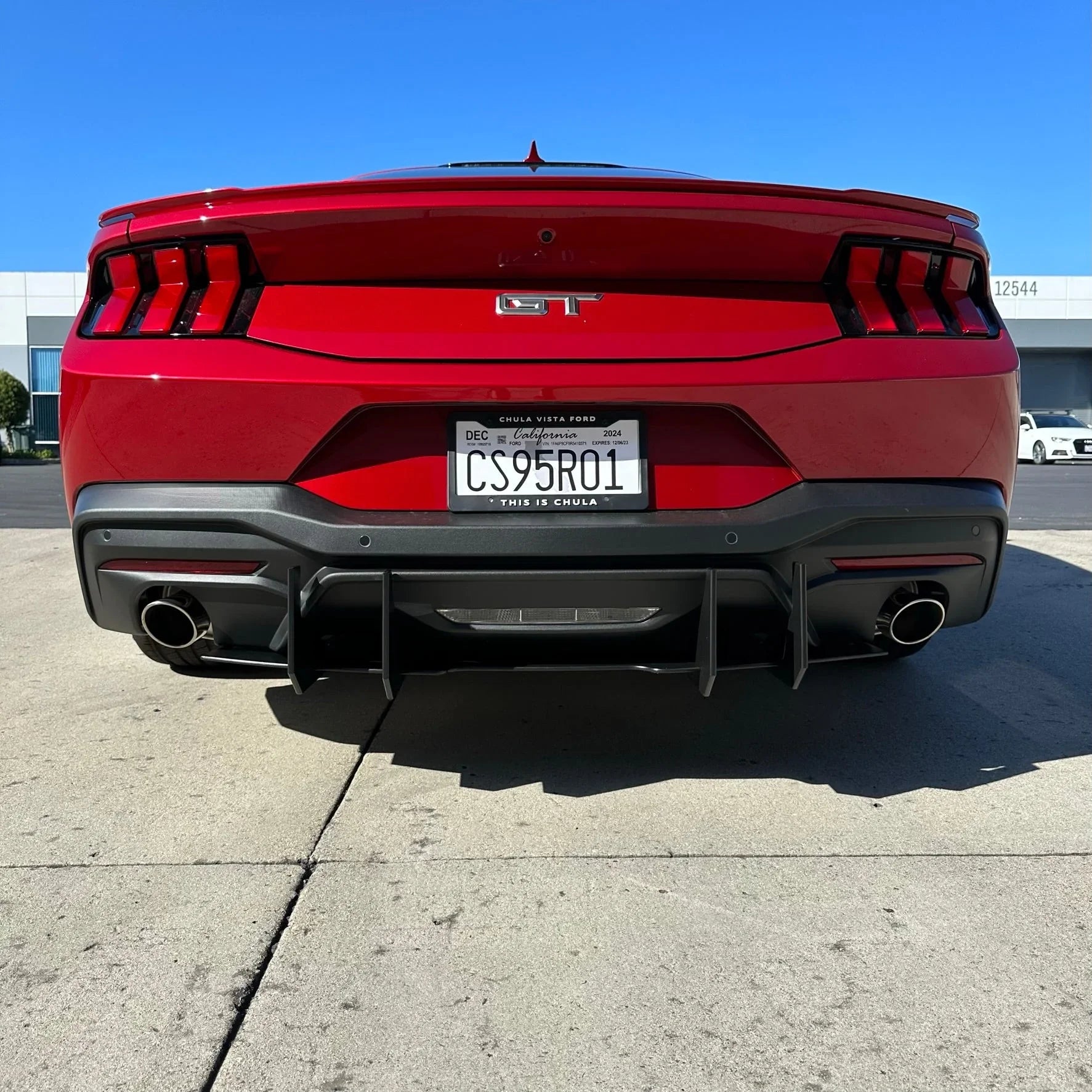2024+ Mustang S650 GT & EcoBoost Rear Diffuser – Stealth Aero Diffuser (Dual or Quad Exhaust)