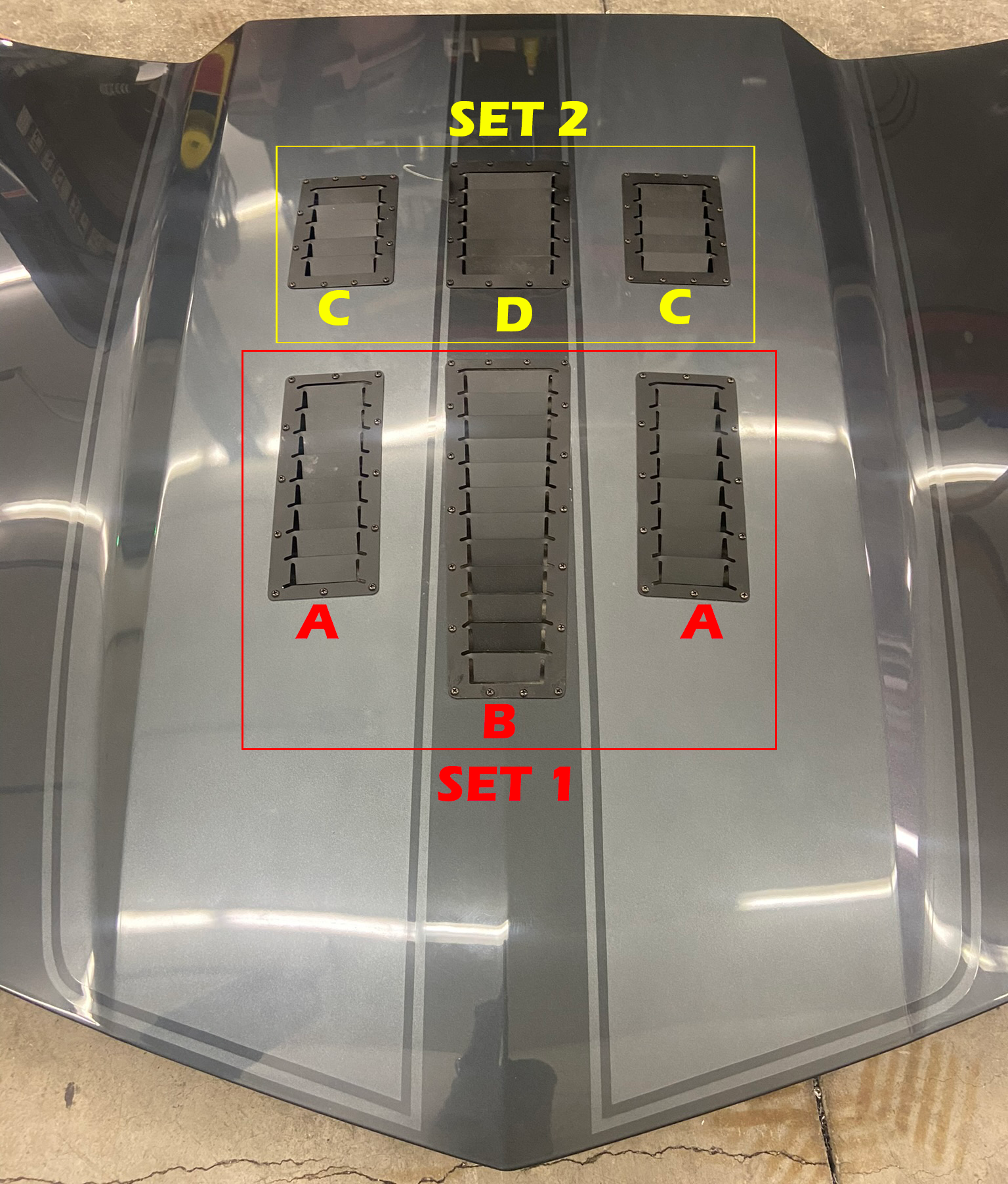 2010–2015 Camaro Stage 1 Hood Vents & Louvers | Cooling & Aero | SS LS LT | ZL1 Addons