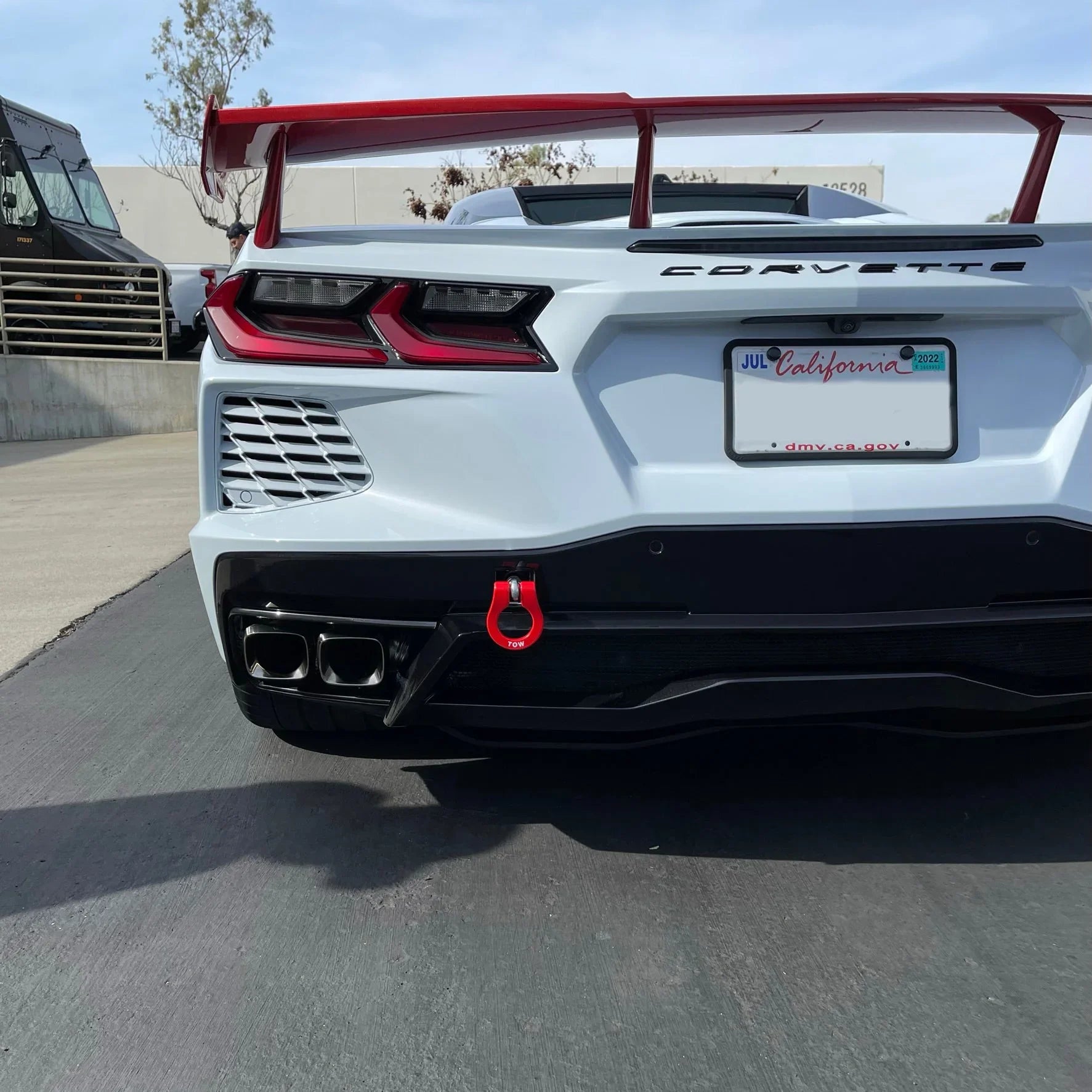 2020+ C8 Corvette Premium Stealth Tow Hook | ZL1 Addons