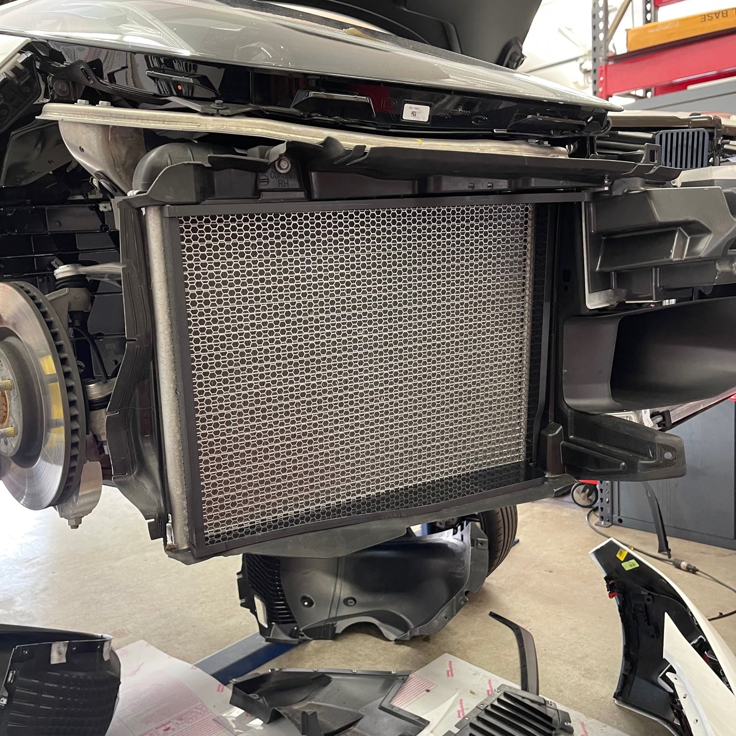 2020+ C8 Corvette Radiator Protection Screens – Front Mesh Rock Guard Kit