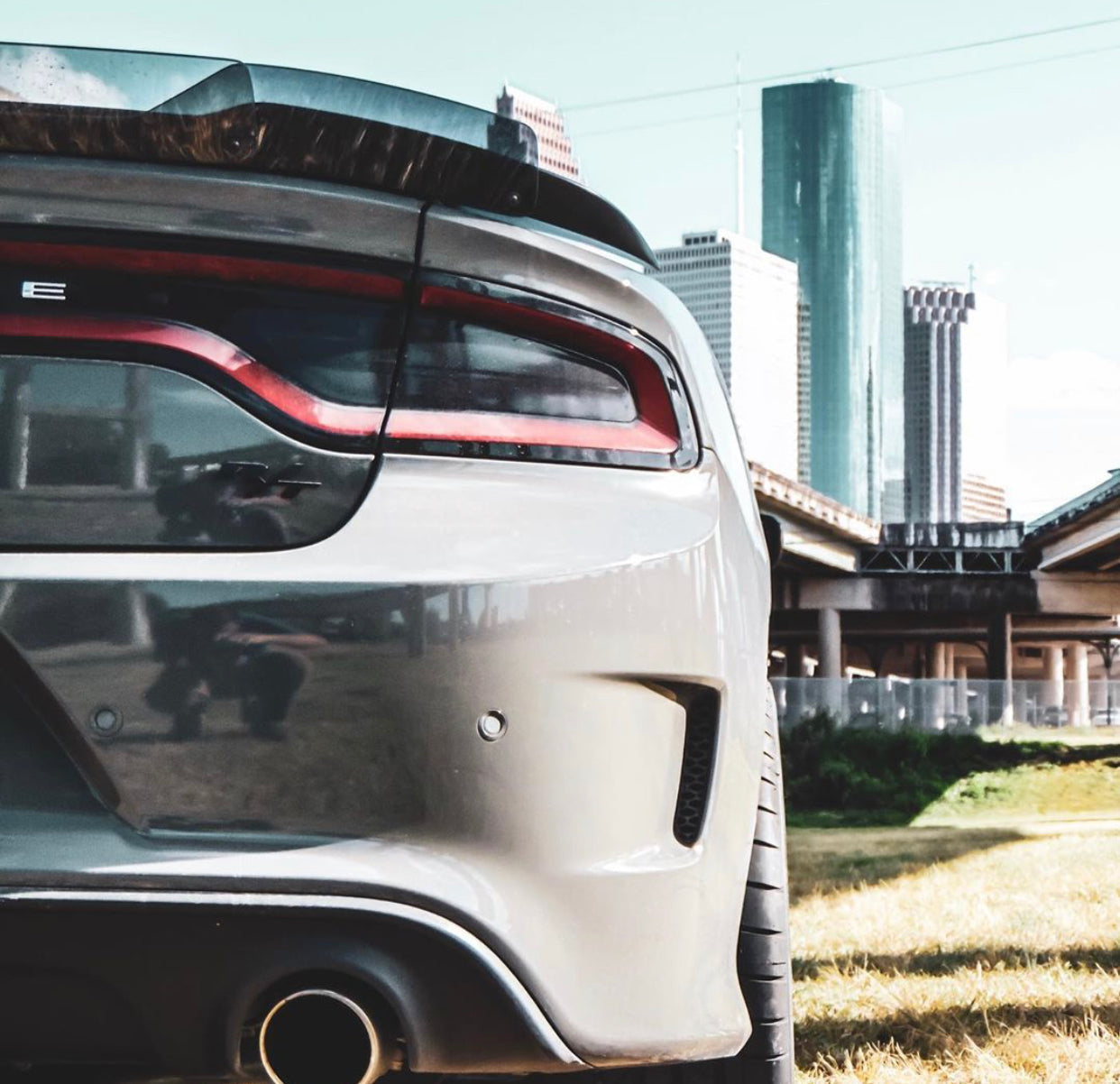 Dodge Charger 2015–2023 SRT Standard Wicker Bill – Two-Piece Lexan Spoiler Upgrade | ZL1 Addons