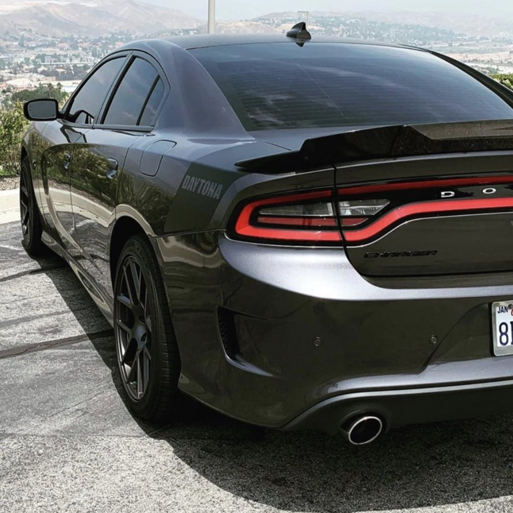 Dodge Charger 2015–2023 SRT Standard Wicker Bill – Two-Piece Lexan Spoiler Upgrade | ZL1 Addons