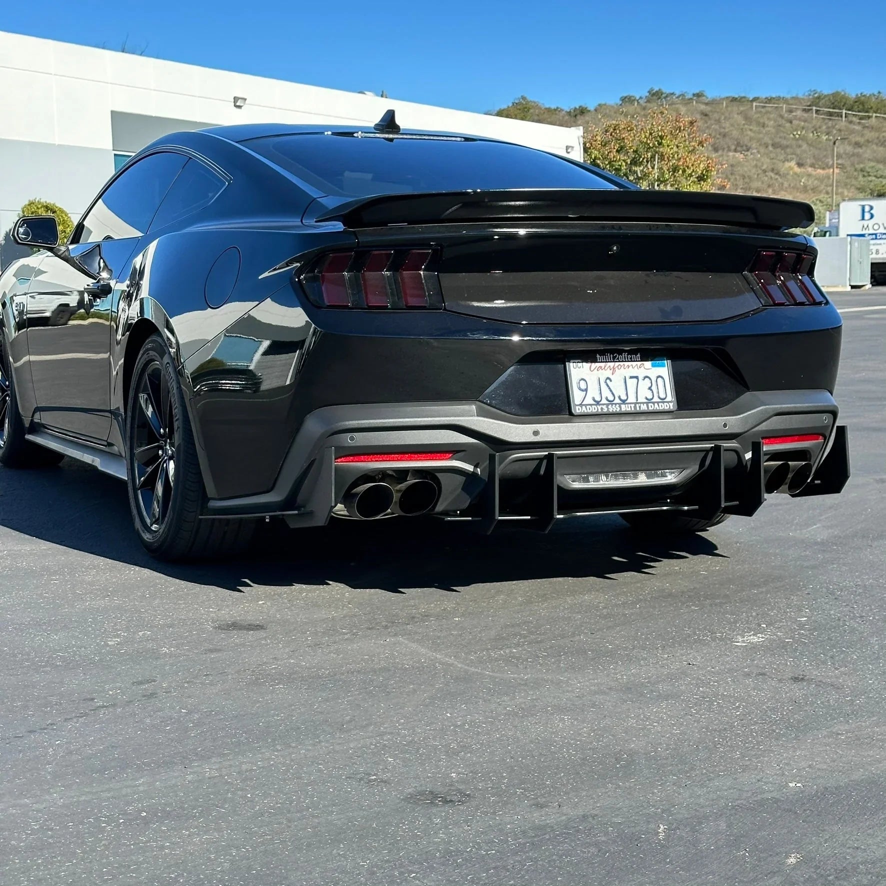 2024+ Mustang S650 GT & EcoBoost Rear Diffuser – Stealth Aero Diffuser (Dual or Quad Exhaust)