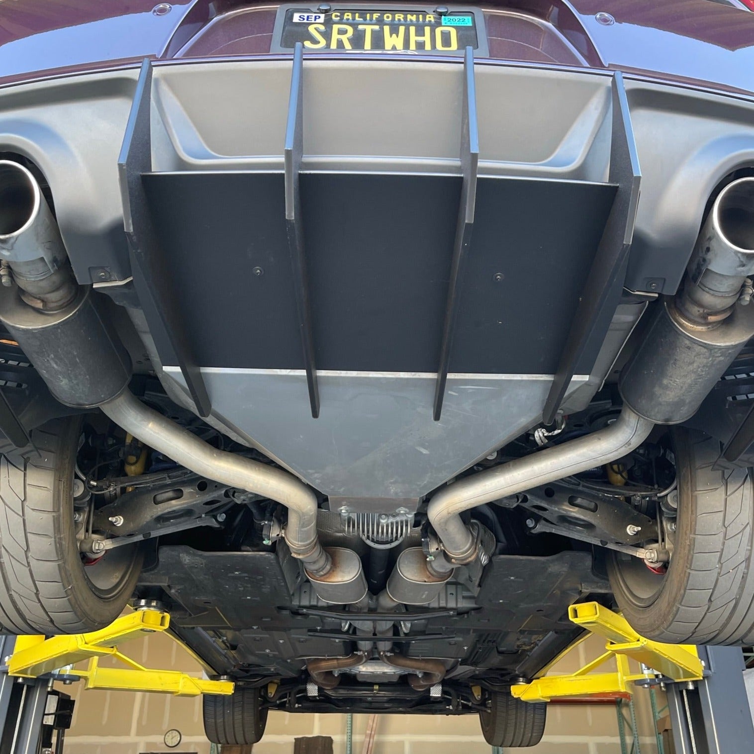 Dodge Charger 2020-2023 Widebody Stealth Rear Diffuser – HDPE & Aluminum | ZL1 Addons