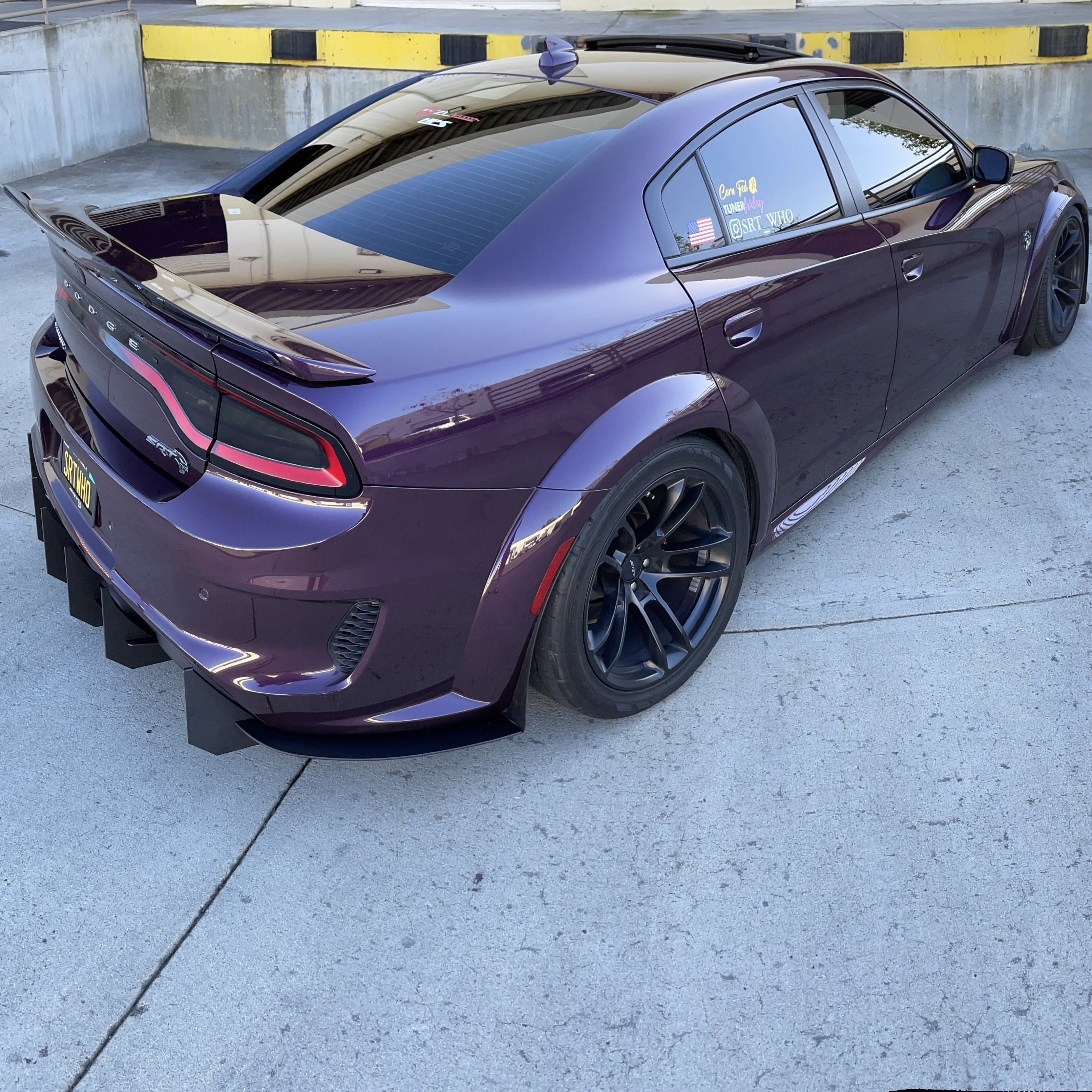 Dodge Charger 2020-2023 Widebody Stealth Rear Diffuser – HDPE & Aluminum | ZL1 Addons