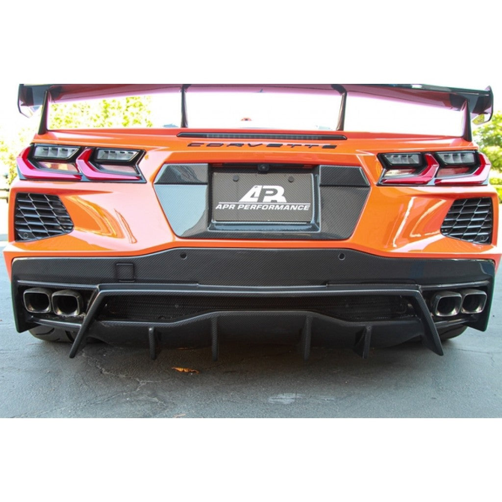 APR Performance Carbon Fiber Rear Diffuser for Chevrolet Corvette C8 Stingray