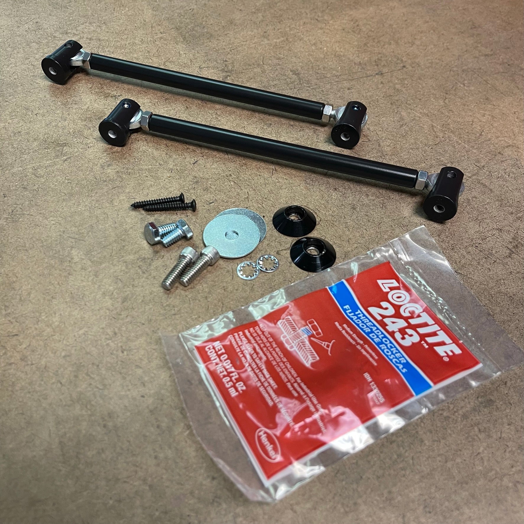 Premium GT4 Splitter Rods – Cerakote UV-Resistant Finish