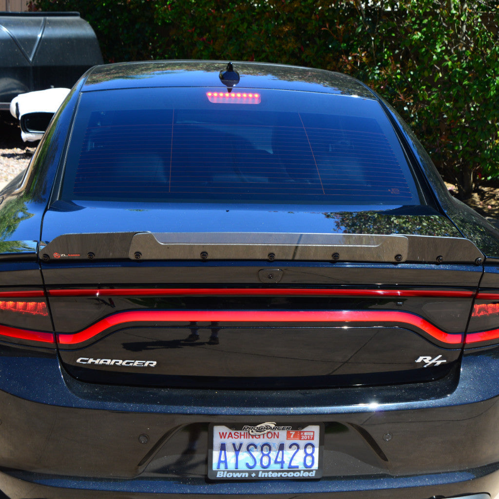 Charger 2015-2023 RT Wicker Bill | Standard, Dark Tint, Polished