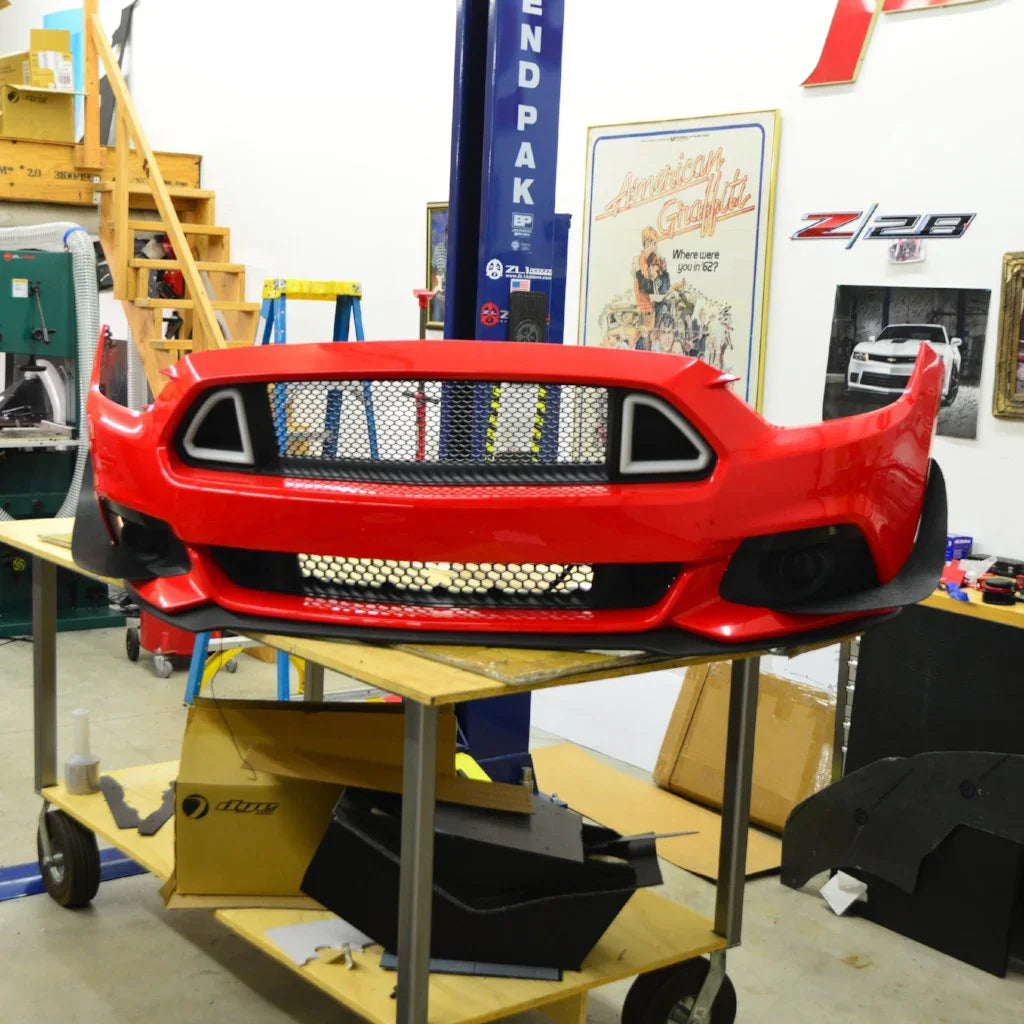 2015–2017 Mustang GT4 Style Dive Planes (Canards) | ZL1 Addons