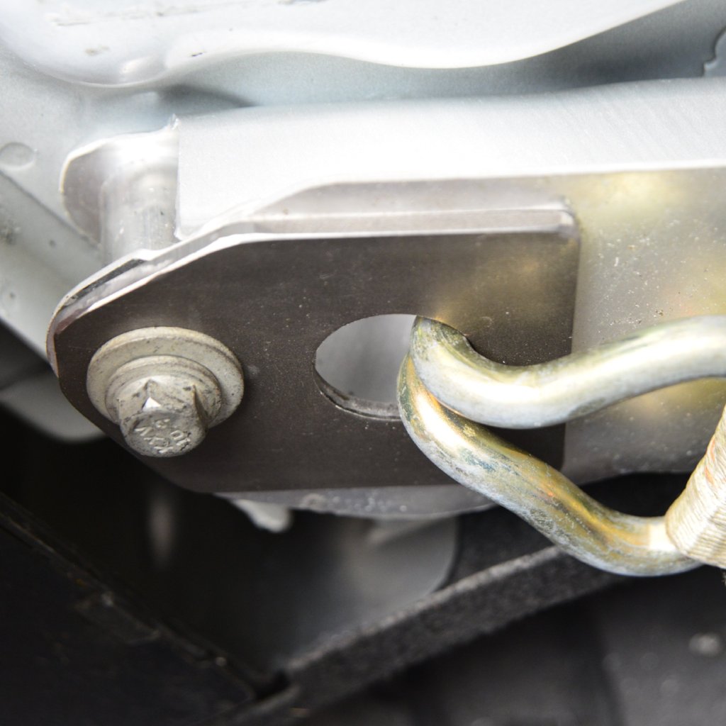 Camaro 2016–2024 Trailer Strap Points (Red Powder Coat)