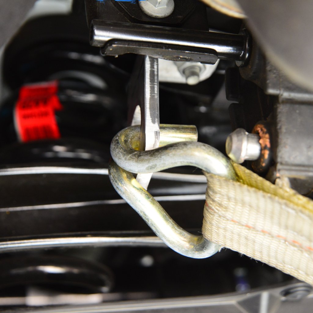 Camaro 2016–2024 Trailer Strap Points (Red Powder Coat)