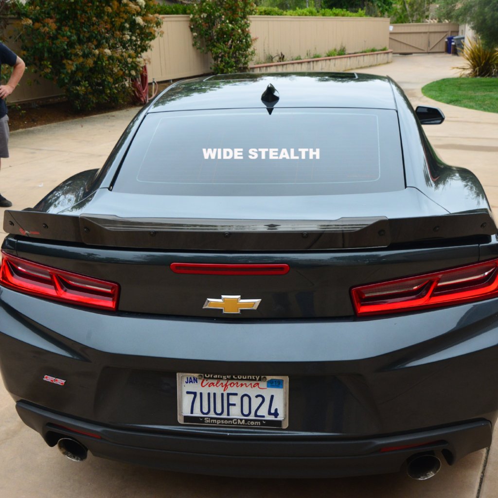 2016–2024 Camaro SS Wide Wicker Bill for OEM Stock Spoiler – ZL1 Addons