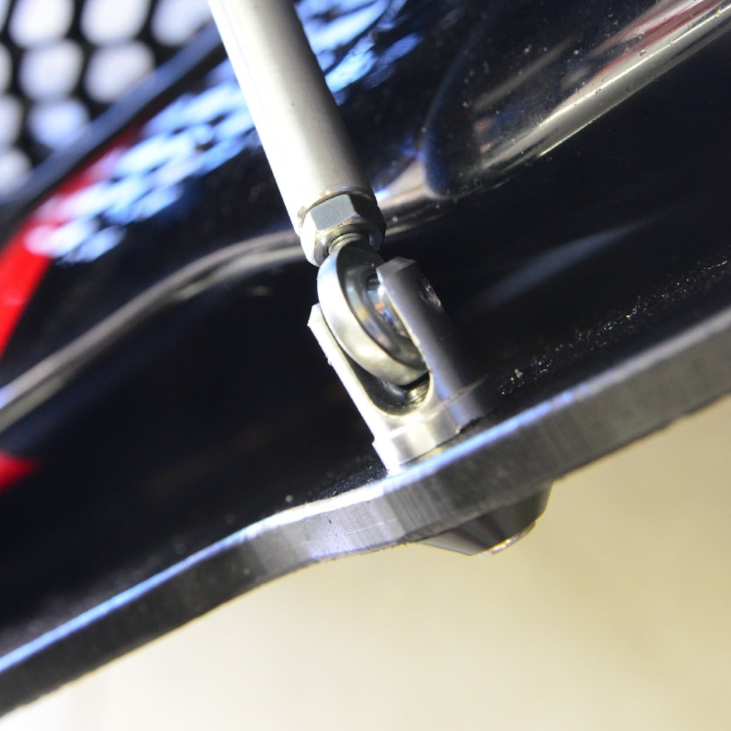 Premium GT4 Adjustable Splitter Support Rods – Billet Aluminum, Natural or Black Anodized | ZL1 Addons