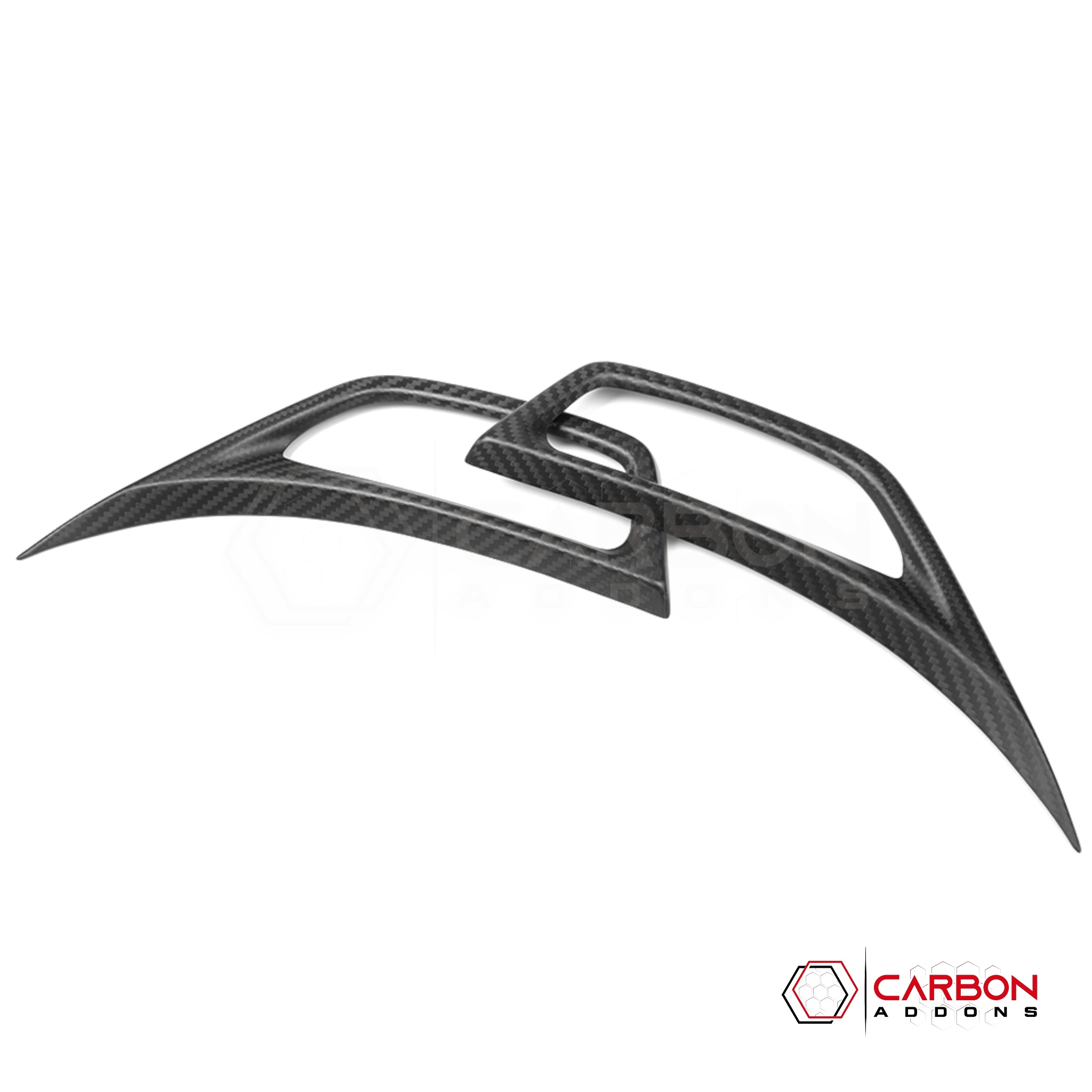 Jeep Gladiator JT & Wrangler JL Front Fender Side Vent Trim Cover – Real Dry Carbon Fiber (Glossy or Matte) 2020–Current