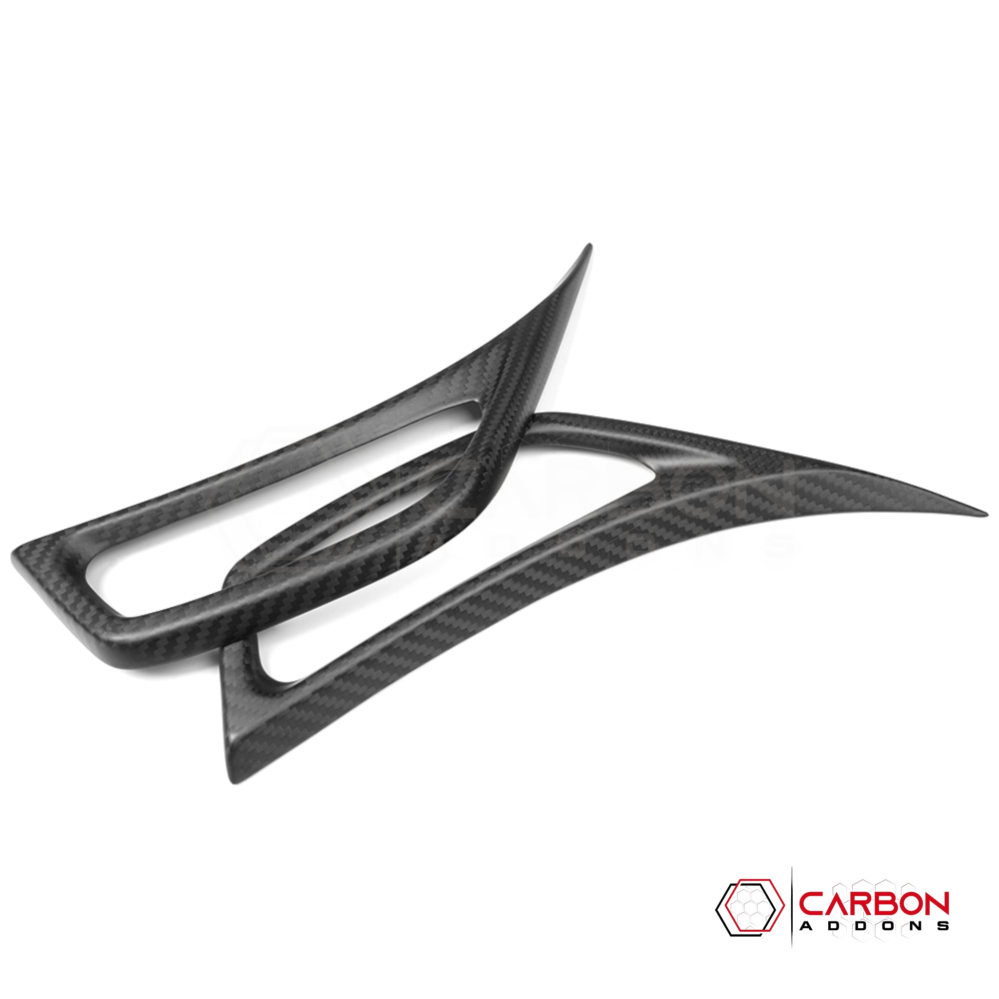 Jeep Gladiator JT & Wrangler JL Front Fender Side Vent Trim Cover – Real Dry Carbon Fiber (Glossy or Matte) 2020–Current