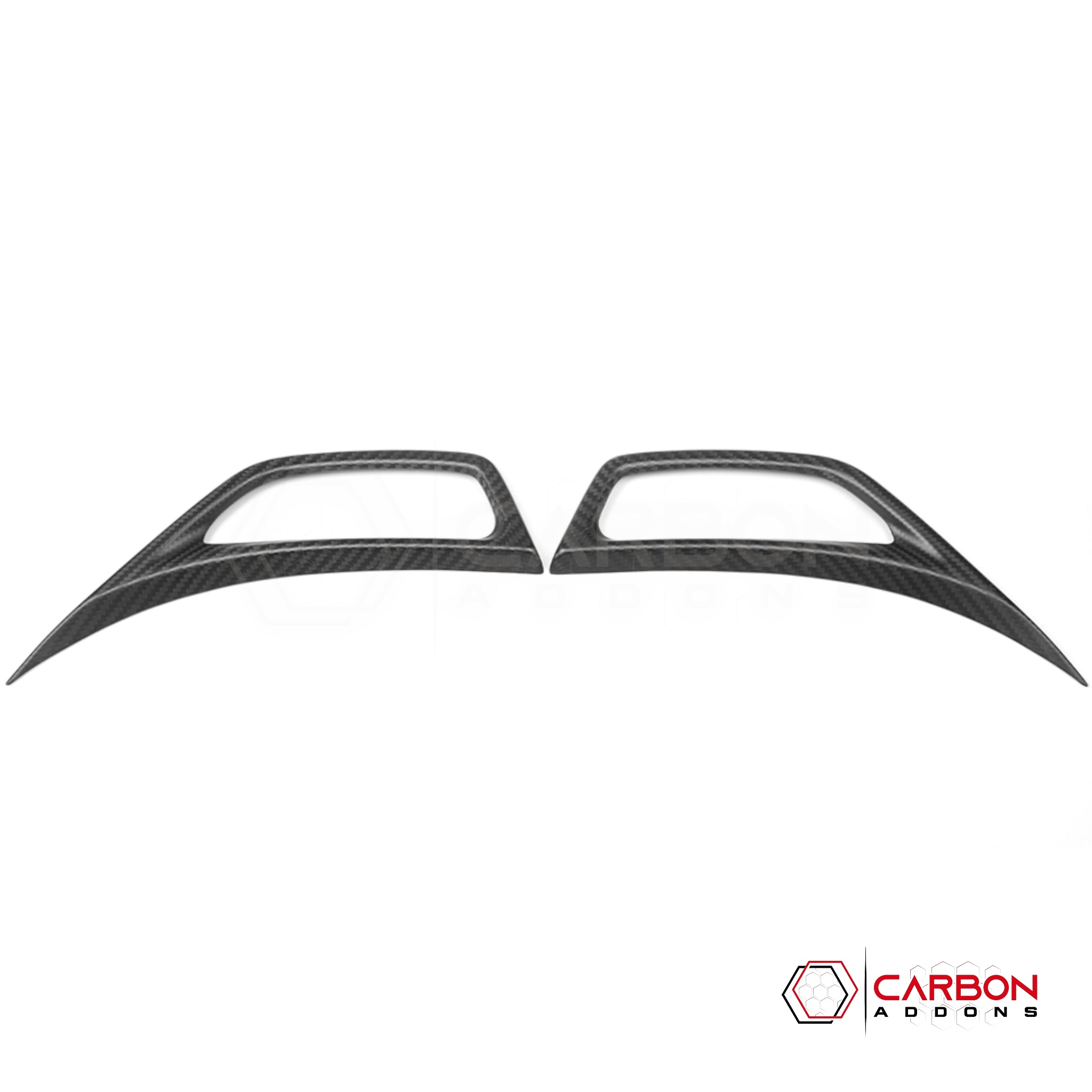 Jeep Gladiator JT & Wrangler JL Front Fender Side Vent Trim Cover – Real Dry Carbon Fiber (Glossy or Matte) 2020–Current