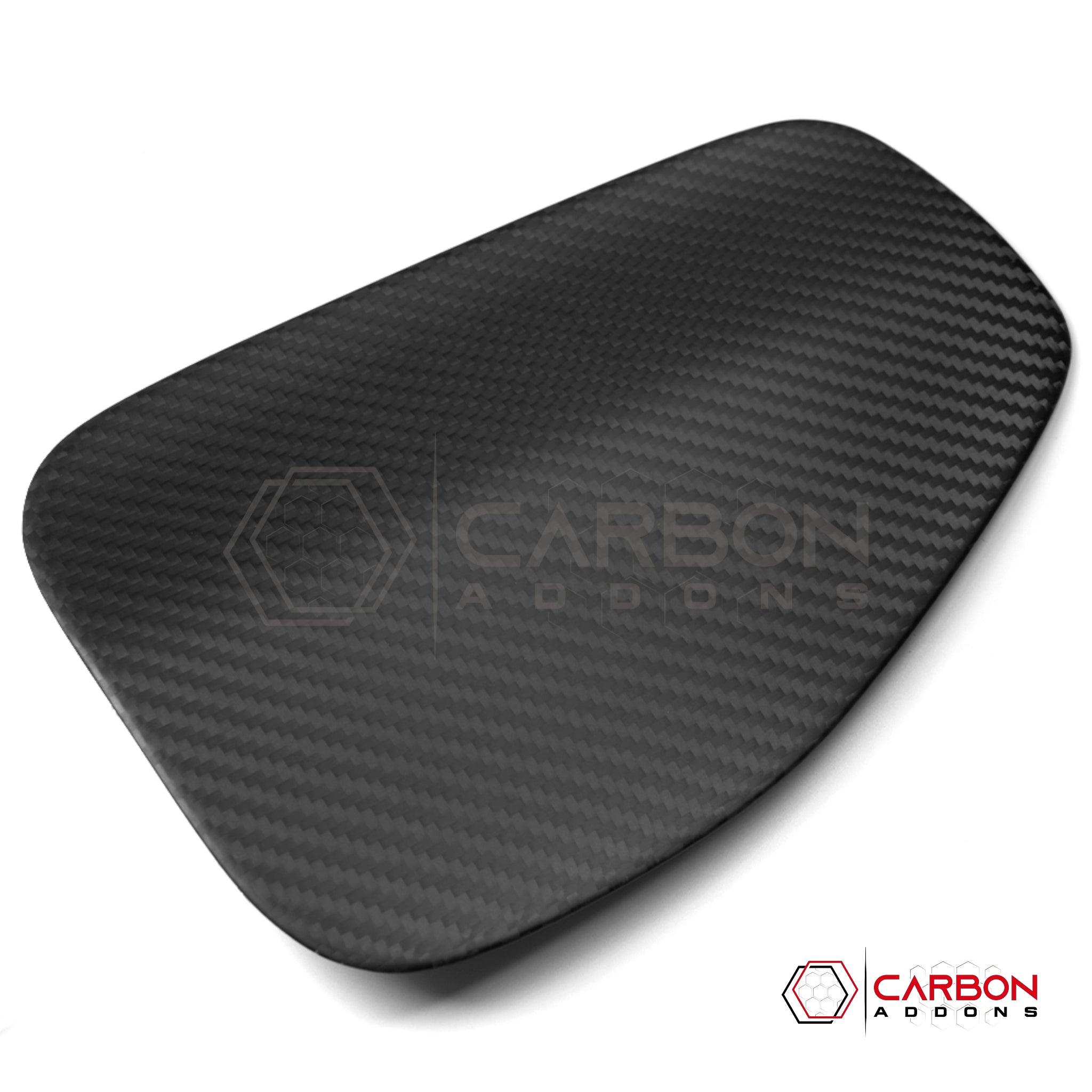 Jeep Gladiator Gas Cap Cover – Real Dry Carbon Fiber (Glossy or Matte) 2020–Current