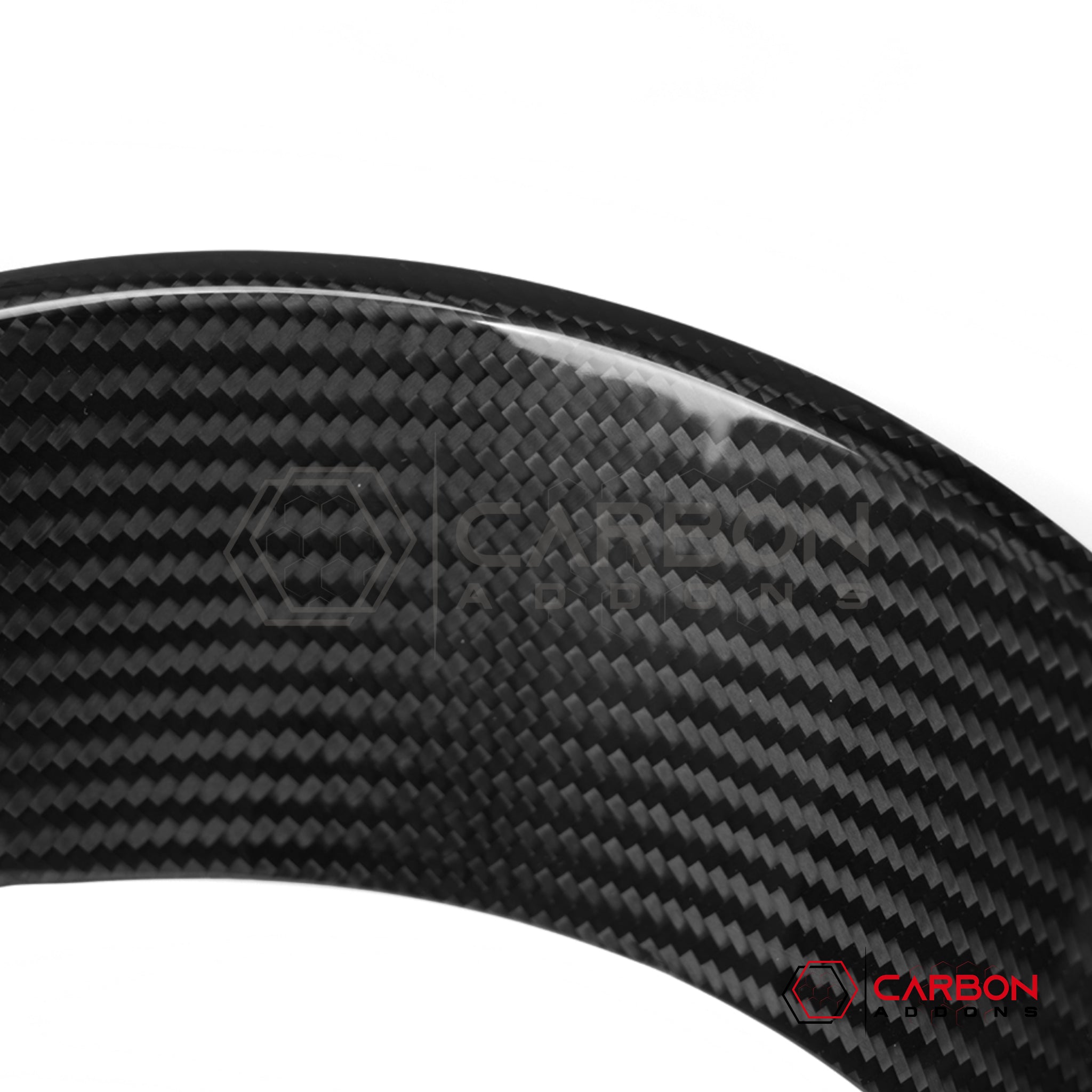 Jeep Gladiator JT & Wrangler JL Headlight Ring Frame Bezel Cover – Real Dry Carbon Fiber (Glossy or Matte) 2020–Current