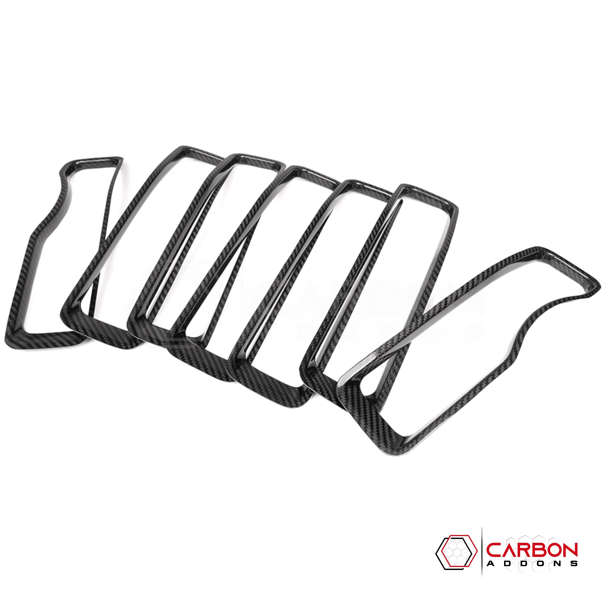 Jeep Gladiator JT & Wrangler JL Grille Insert – Real Dry Carbon Fiber (Glossy or Matte) 2020–Current