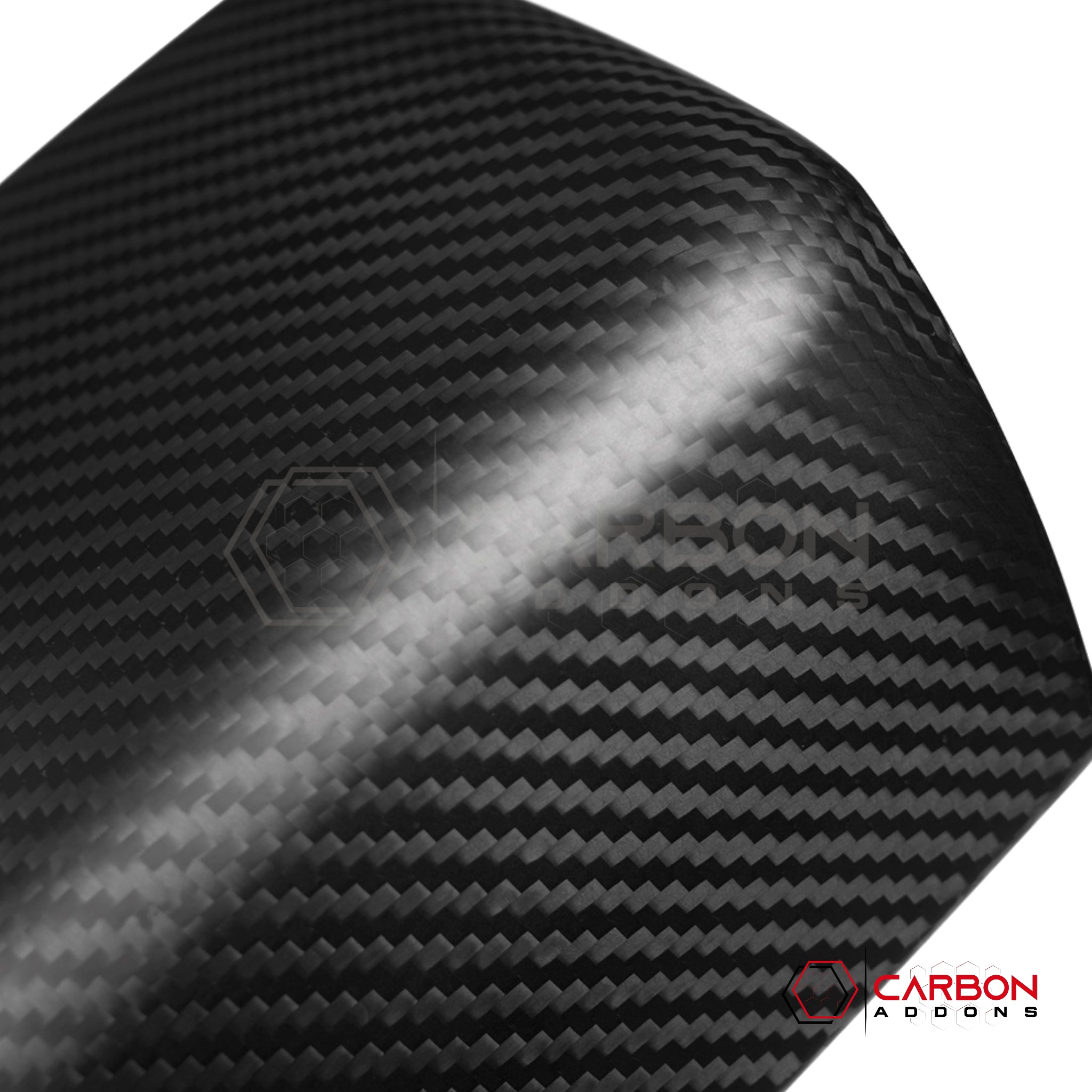 Jeep Gladiator JT & Wrangler JL Side View Mirror Covers (With or Without Light) – Real Dry Carbon Fiber (Glossy or Matte) 2020–Current