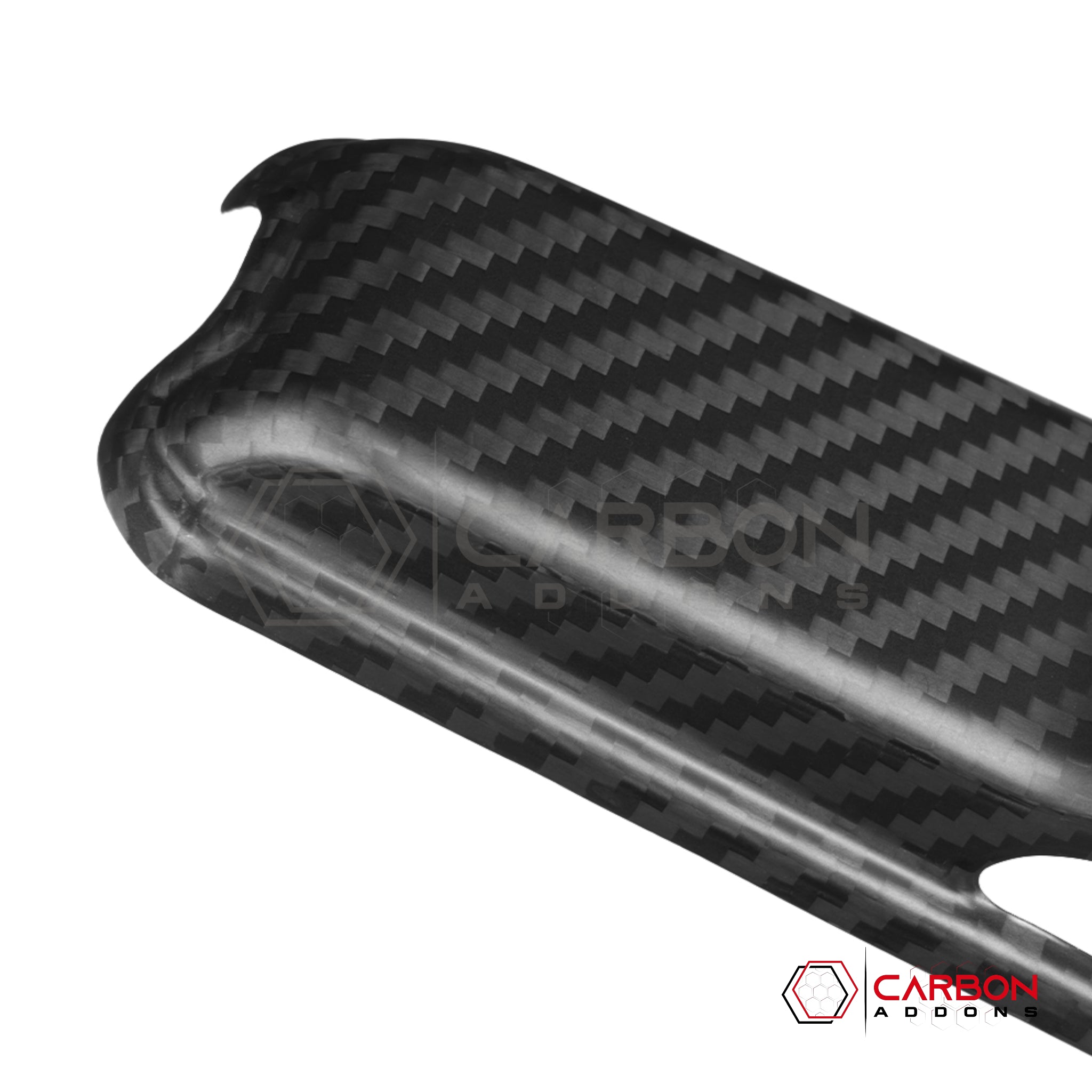 Jeep Gladiator JT & Wrangler JL Windshield Hold Down Bracket Cover – Real Dry Carbon Fiber (Glossy or Matte) 2020–Current