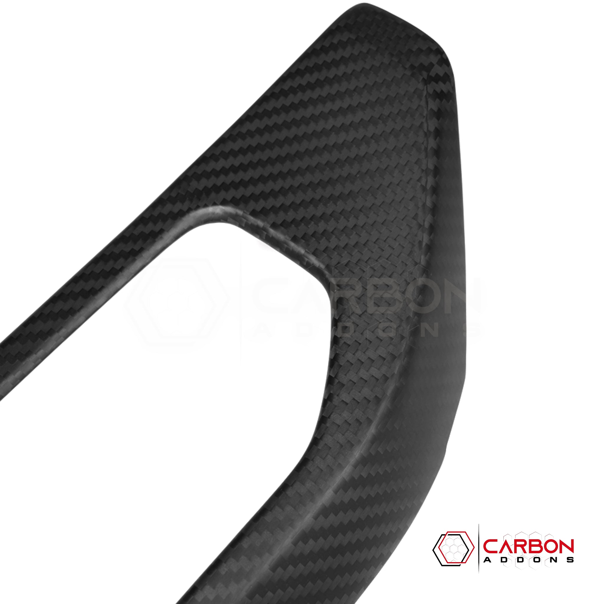 Jeep Gladiator Push Start Button & Radio Control Trim Cover – Real Dry Carbon Fiber (Glossy or Matte) 2020–Current