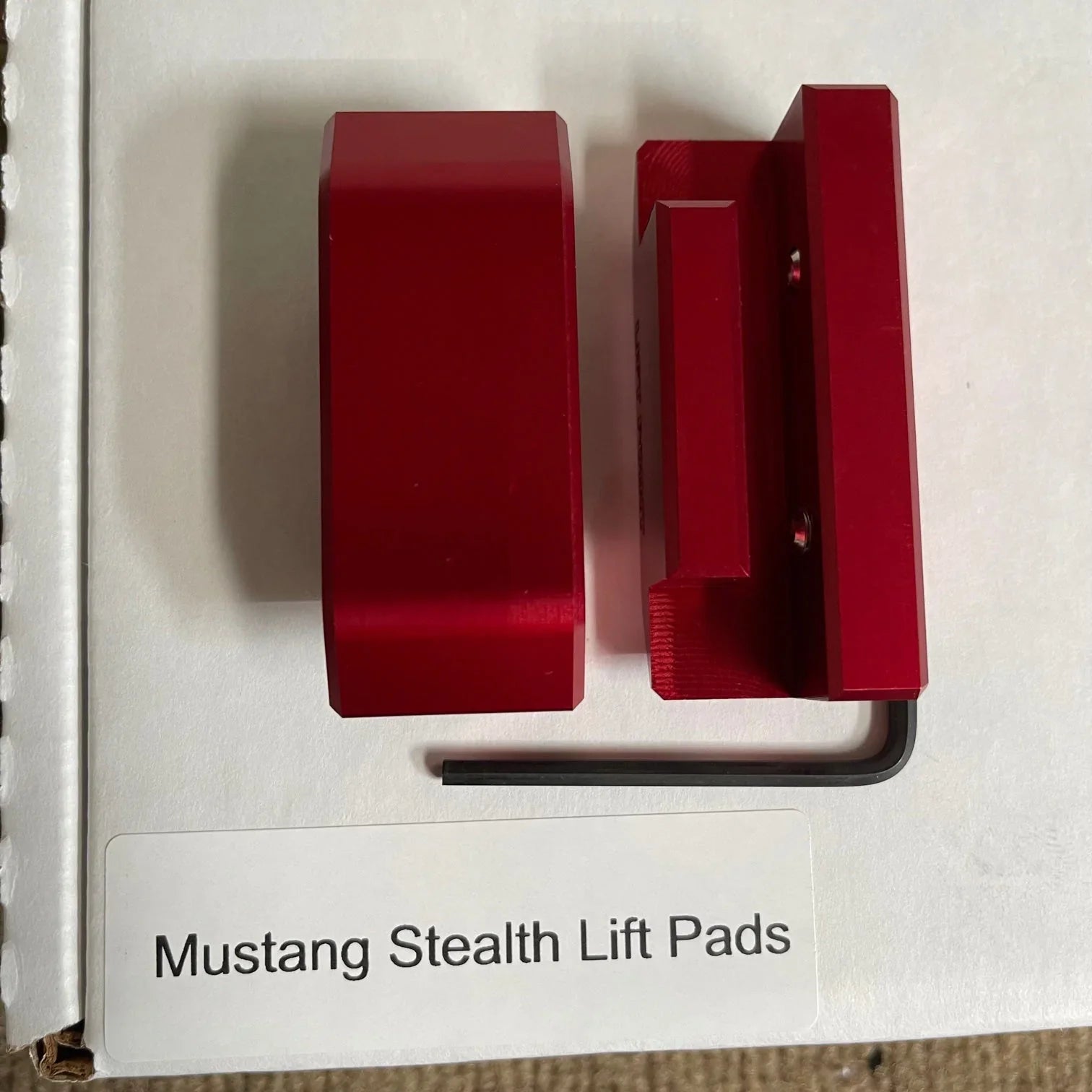 2005–2026 Ford Mustang Stealth Lift Pads – Billet Aluminum Jack Lift Points (Set of 4)