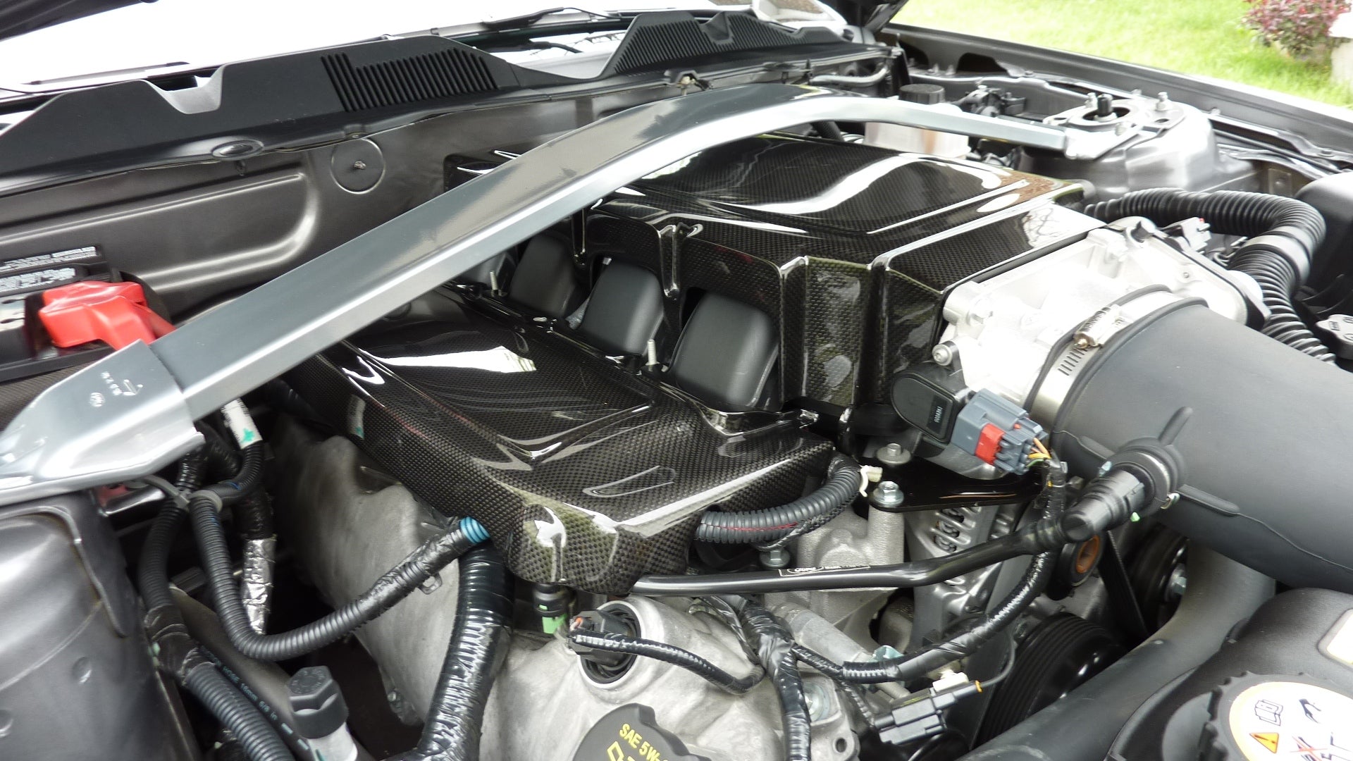 APR Performance Carbon Fiber Engine Plenum Cover for 2005–2009 Ford Mustang GT