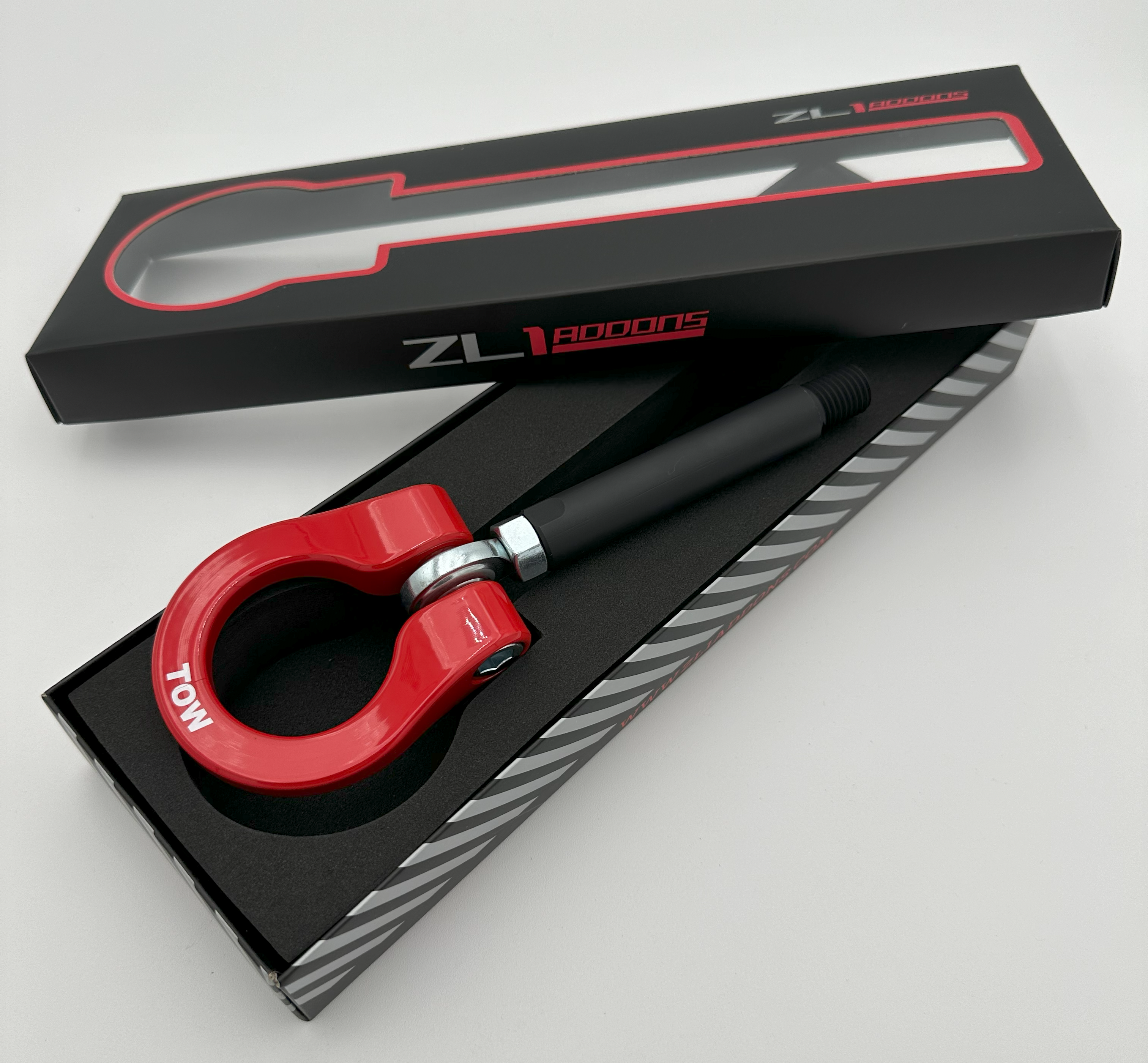 2024+ Mustang S650 GT Performance Pack Stealth Tow Hook – Billet Aluminum Track Tow Hook