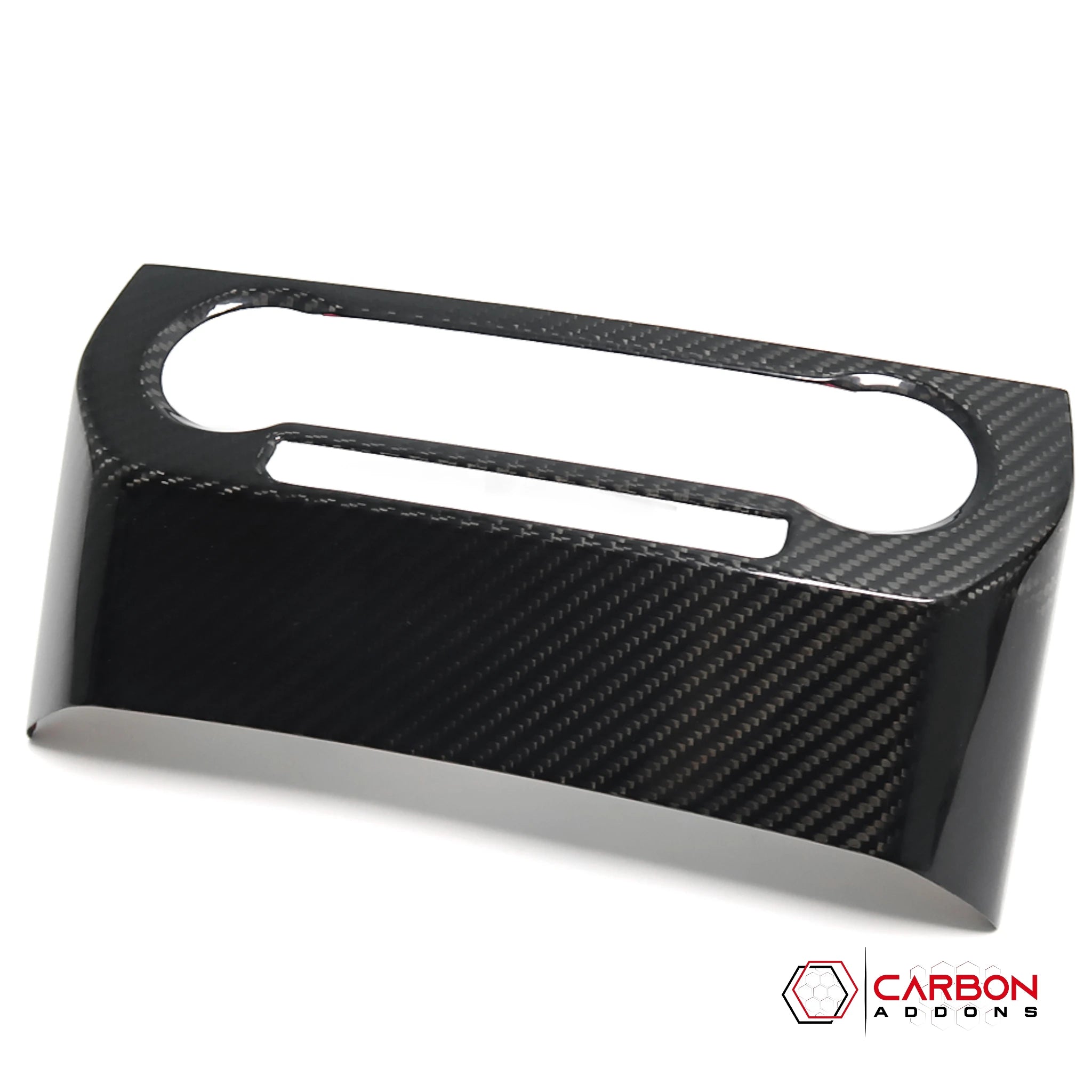 Real Carbon Fiber AC Control Trim Cover for Ford F-150 2015-2020