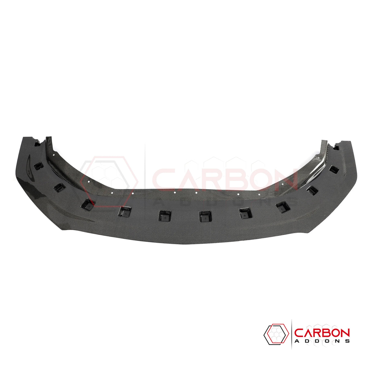 Real Carbon Fiber Front Bumper Lip Splitter For 2024+ Ford Mustang Dark Horse