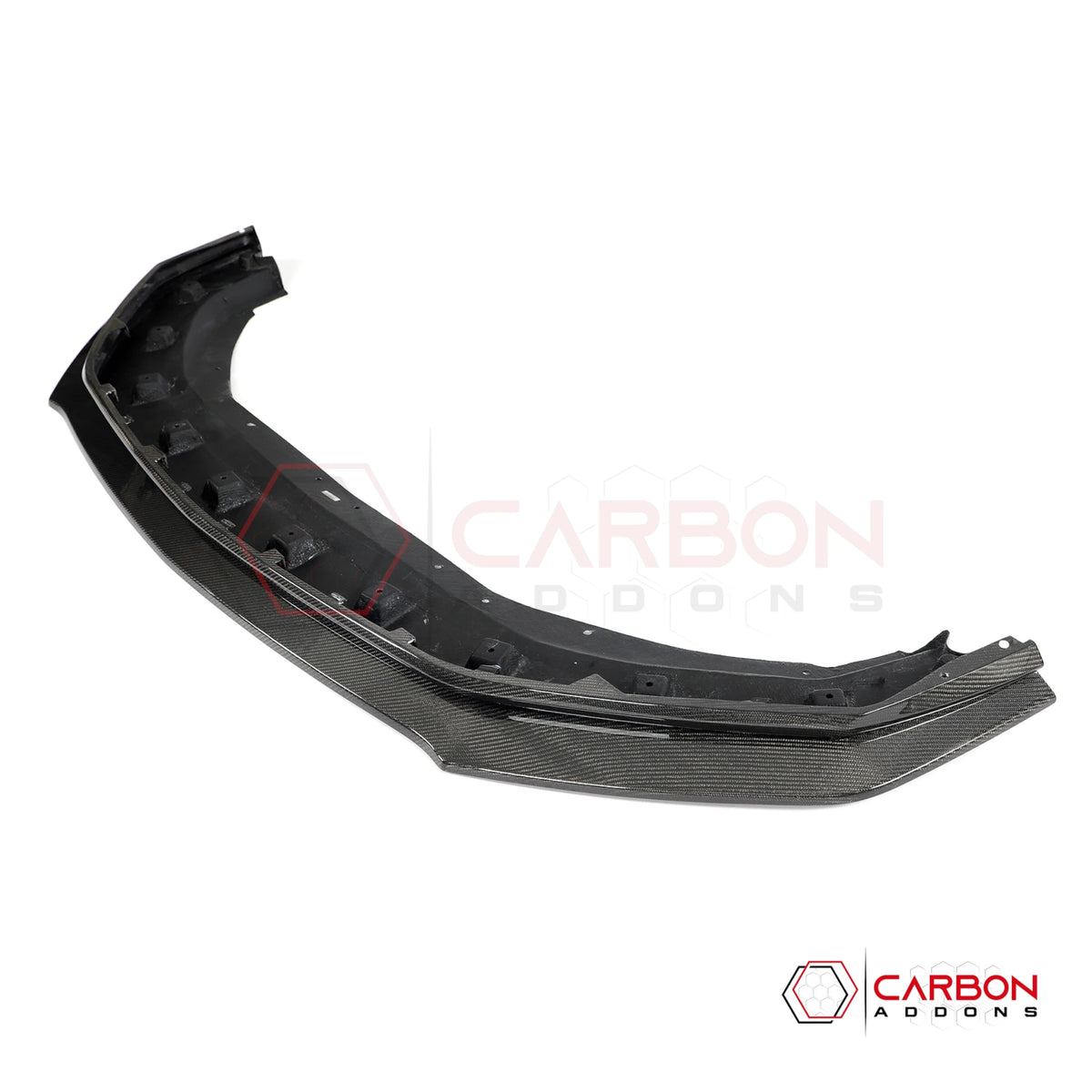 Real Carbon Fiber Front Bumper Lip Splitter For 2024+ Ford Mustang Dark Horse