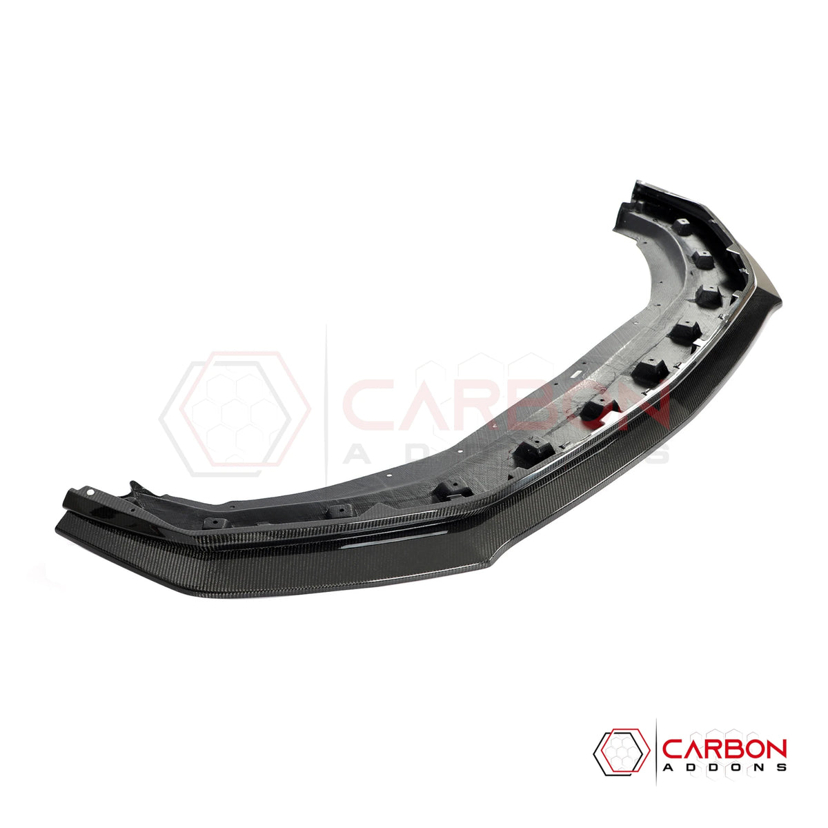 Real Carbon Fiber Front Bumper Lip Splitter For 2024+ Ford Mustang Dark Horse