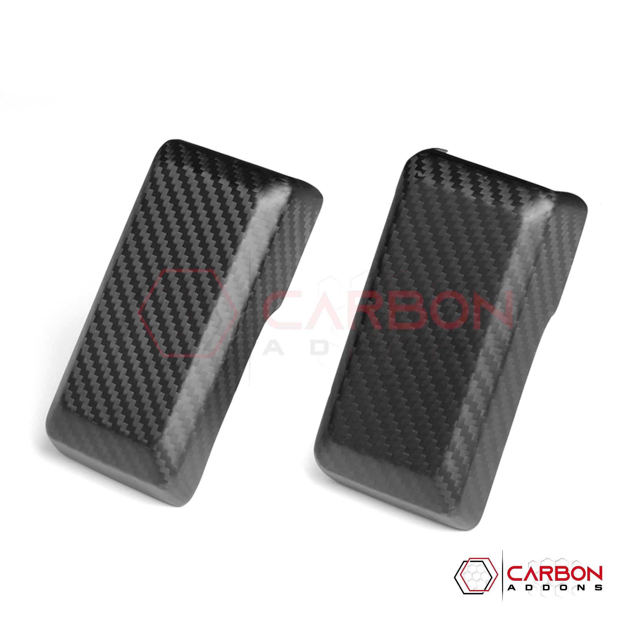 Real Carbon Fiber Rear Window Hinge Covers For 2021+ Ford Bronco (Glossy or Matte)