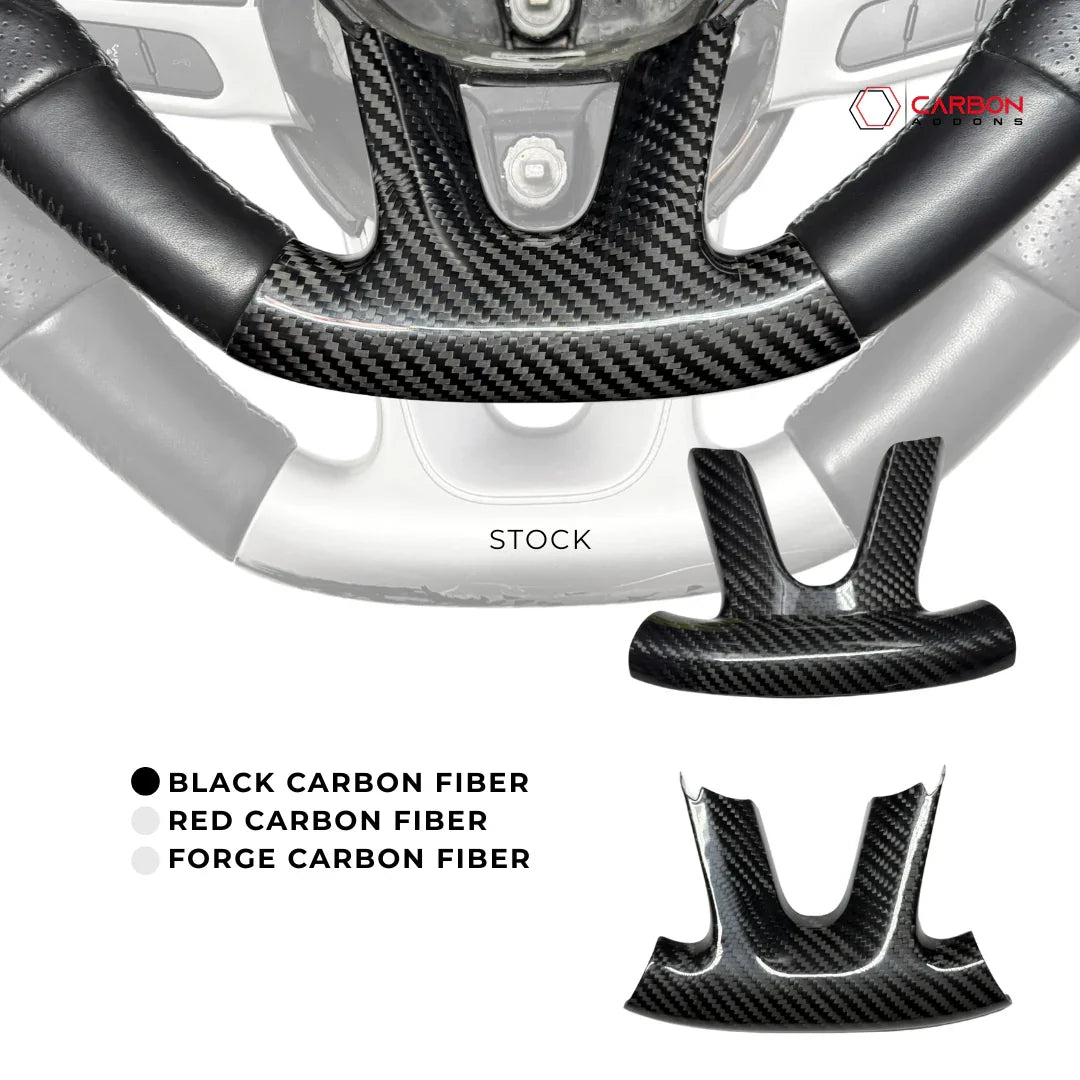 Dodge SRT Charger Challenger Durango 2015+ Carbon Fiber Bottom Lower Steering Wheel Trim Cover