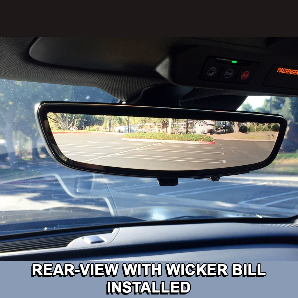 2019–2024 Camaro SS Wicker Bill for OEM Spoiler w/ Active Rear-View Camera (ZL1 Addons)