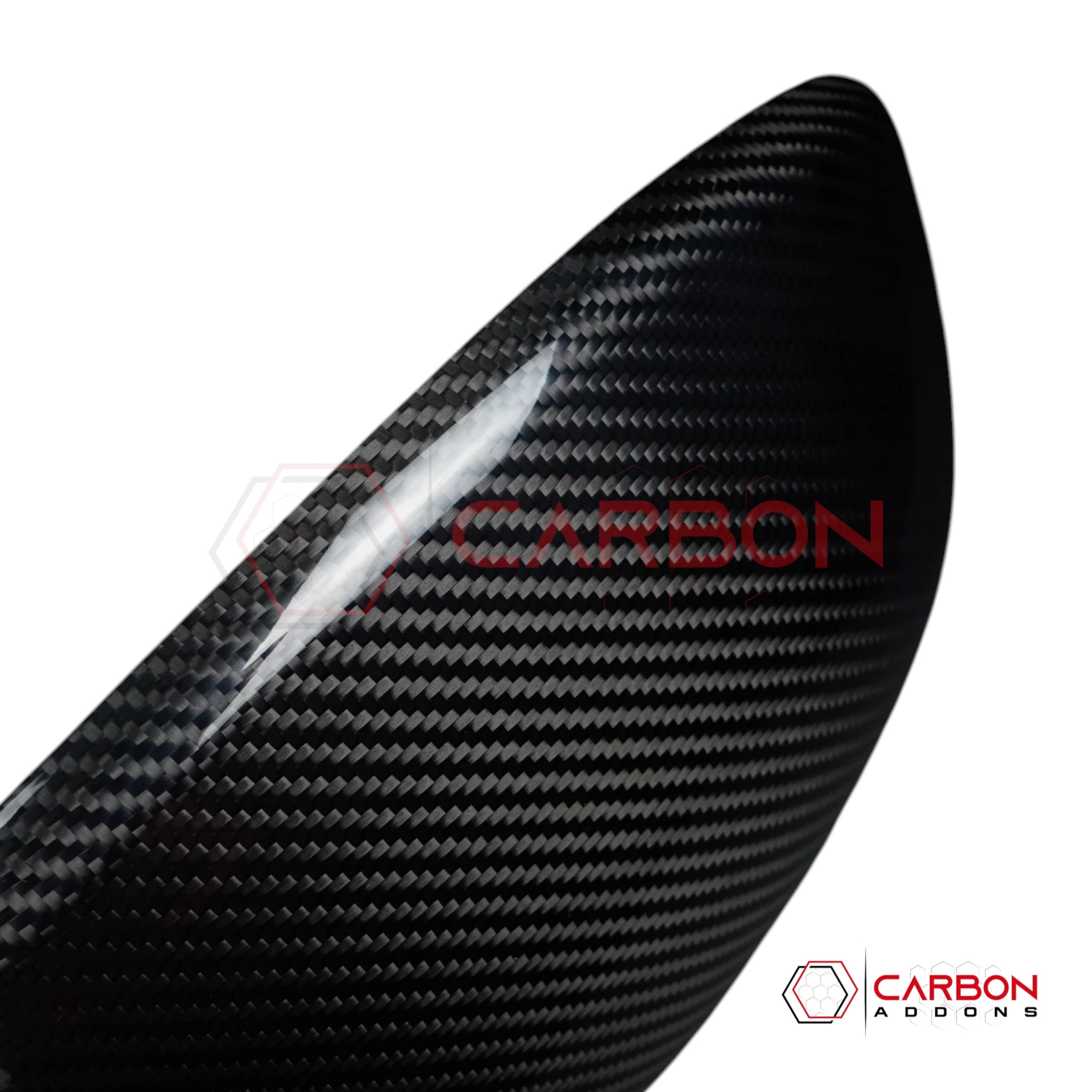 2024+ Dodge Charger Real Carbon Fiber Exterior Mirror Cap Covers
