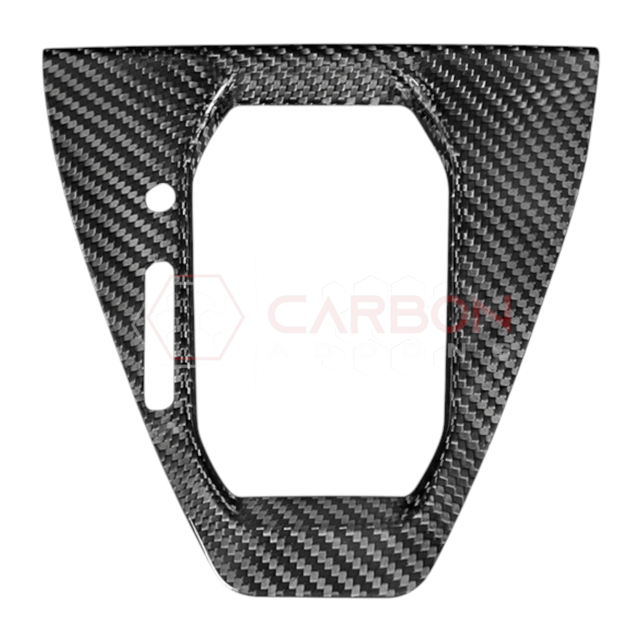 2024+ Ford Mustang Hard Carbon Fiber Gear Shift Trim Cover