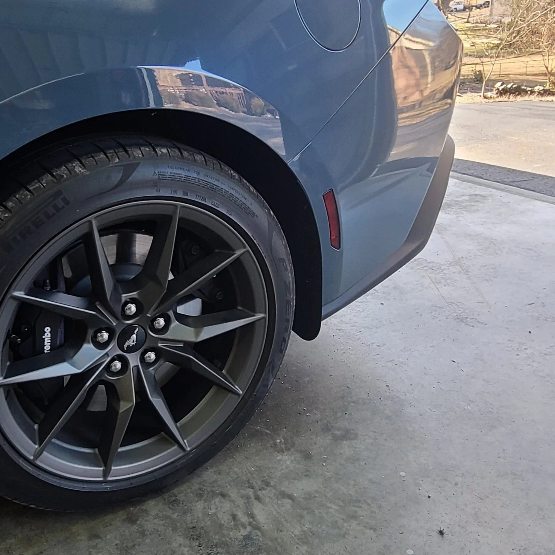 2024+ Mustang Dark Horse Rock Guards – Front & Rear Splash Guards / Stone Protection Kit