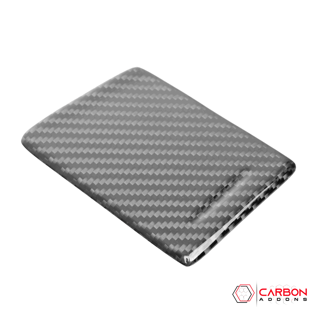 C7 Corvette 2014-2019 Carbon Fiber Center Console Ashtray Cover - carbonaddons Carbon Fiber Parts, Accessories, Upgrades, Mods