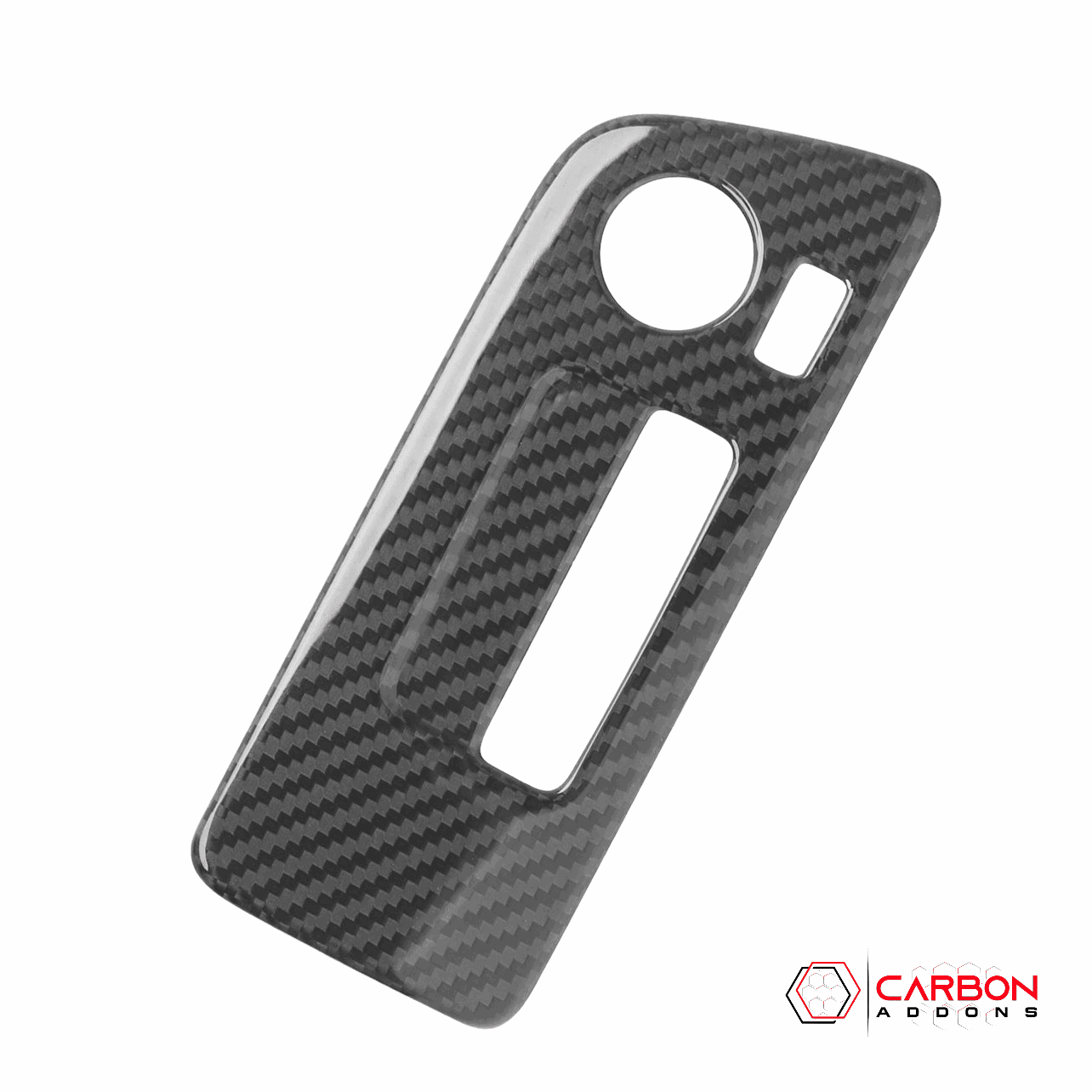 C7 Corvette 2014-2019 Real Carbon Fiber Headlight Switch Trim Cover - carbonaddons Carbon Fiber Parts, Accessories, Upgrades, Mods