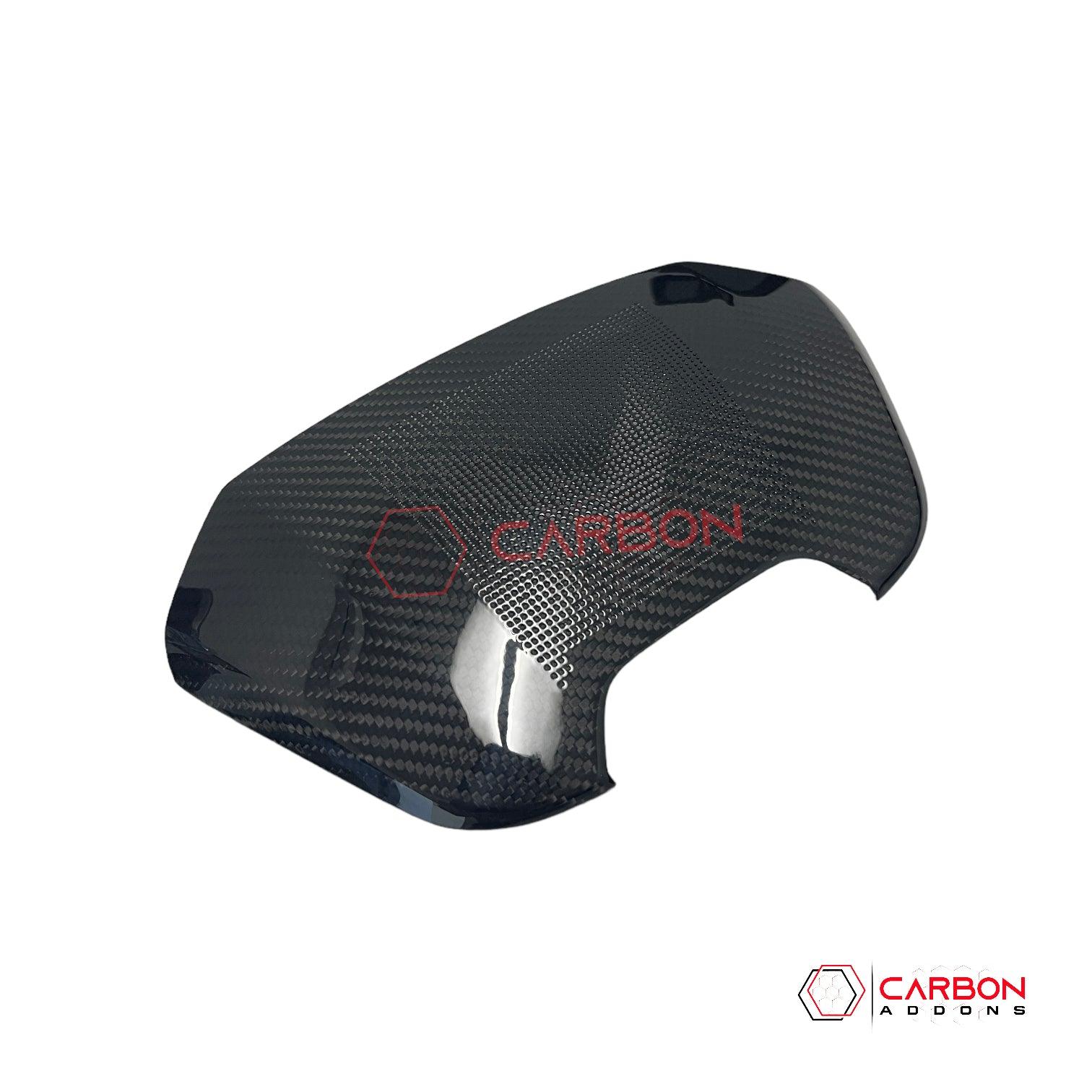 C8 2020+ Chevy Corvette Waterfall Speaker Trim Carbon Fiber Cover with Corvette Logo - carbonaddons Carbon Fiber Parts, Accessories, Upgrades, Mods