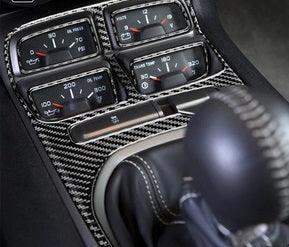 Carbon Fiber Center Console Overlay for Chevrolet Camaro 2010-2015 - carbonaddons Carbon Fiber Parts, Accessories, Upgrades, Mods