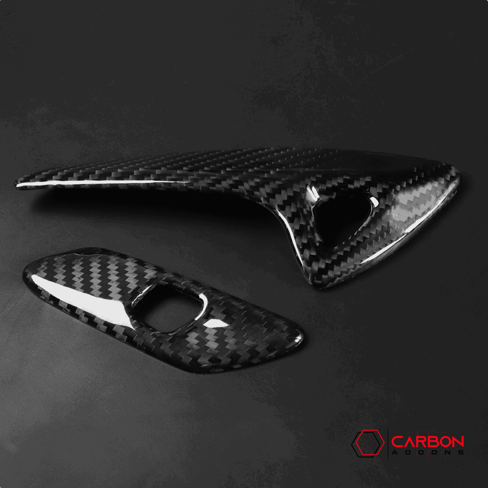 Carbon Fiber Door Handle Cover | C7 Corvette Stingray/Z06/Grand Sport 2014-2019 - carbonaddons Carbon Fiber Parts, Accessories, Upgrades, Mods