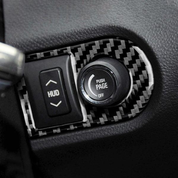 Carbon Fiber HUD Switch Panel Overlay for Chevrolet Camaro 2010-2015 - carbonaddons Carbon Fiber Parts, Accessories, Upgrades, Mods